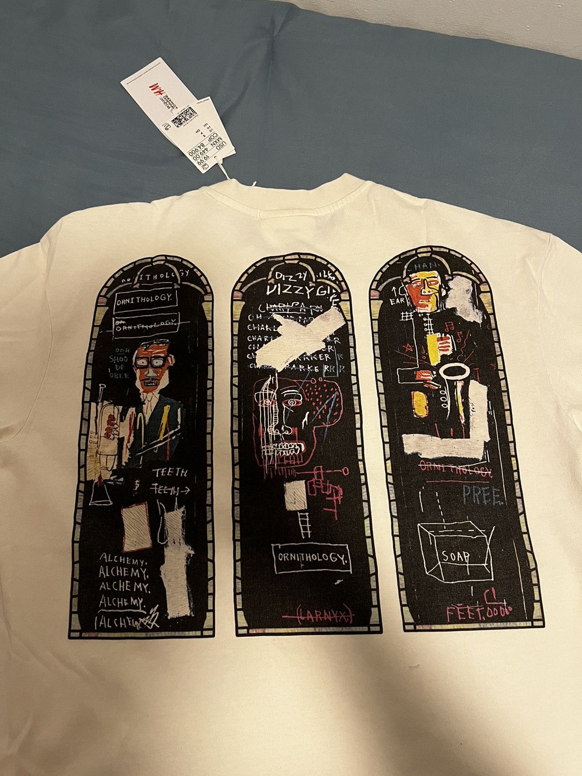 H&M × Jean-Michel Basquiat × Who Decides War MurderBravado WhoDecideswar Relax Fit Cotton T-Shirt Smalll Size US S / EU 44-46 / 1 - 2 Thumbnail