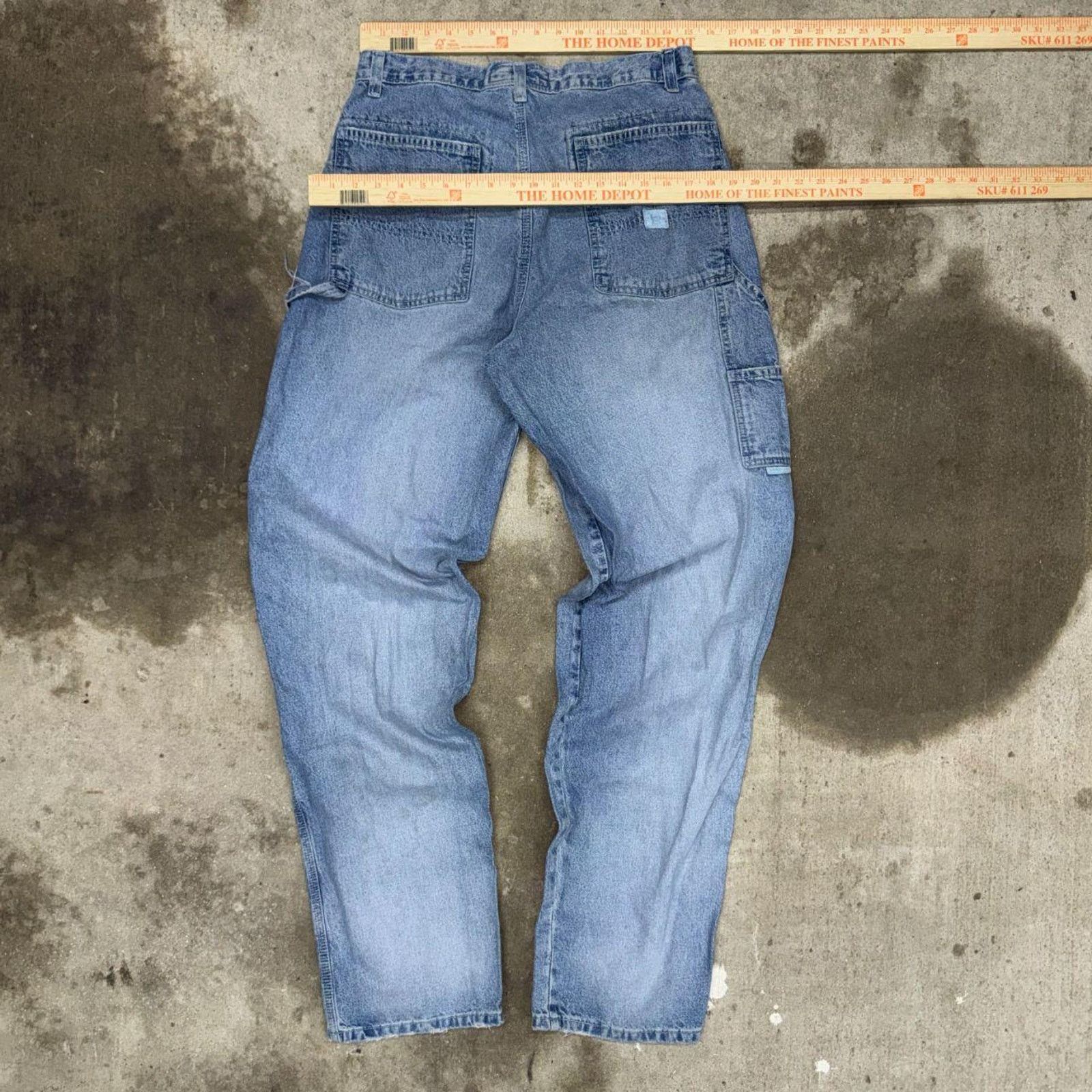 CINCH Vintage y2k cinch carpenter 90s faded light wash denim pants Size US 33 - 4 Thumbnail
