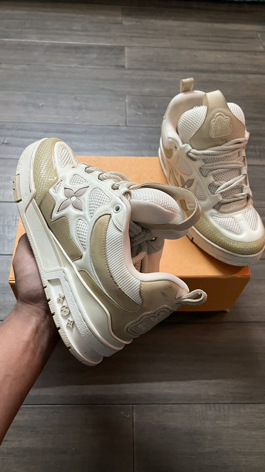 Louis Vuitton Louis Vuitton Beige Skates Size US 9 / EU 42 - 5 Thumbnail
