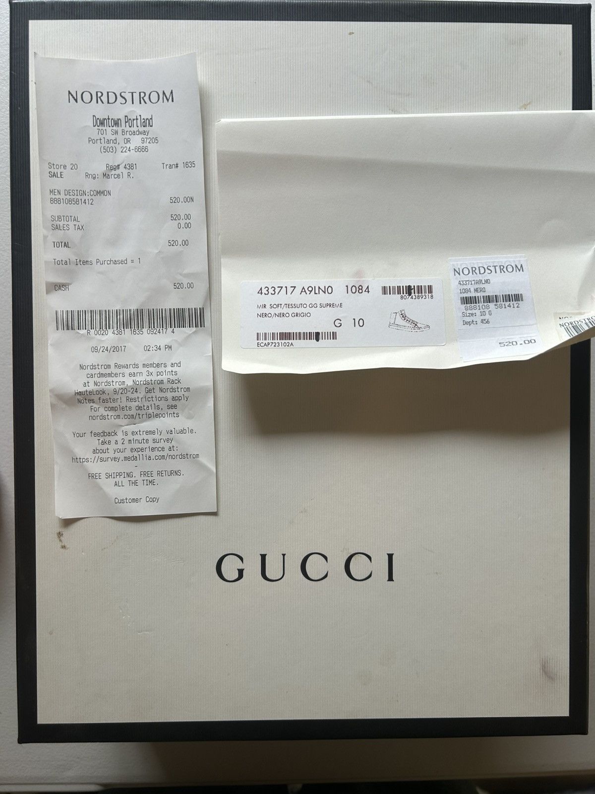 Gucci Gucci MIR SOFT/TESSUTO GG SUPREME Size US 10 / EU 43 - 8 Thumbnail