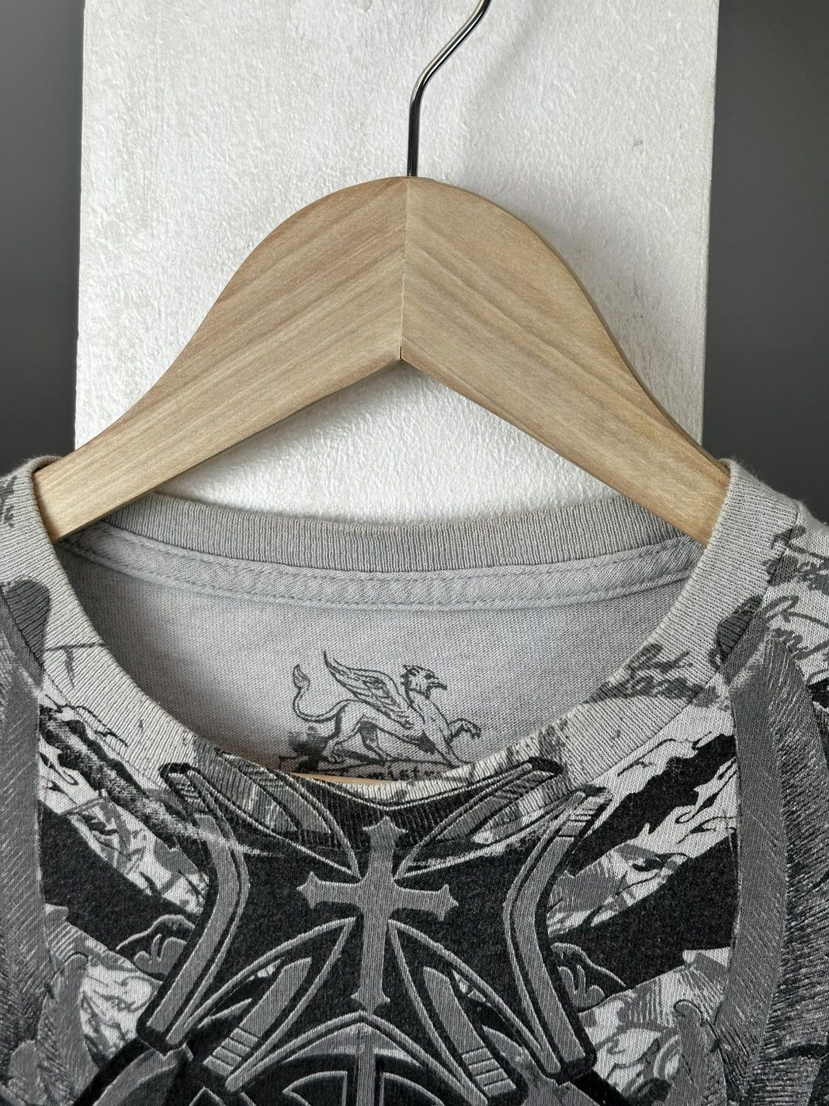 Vintage Crazy Y2K Skull Affliction Style Tee Size US M / EU 48-50 / 2 - 7 Thumbnail