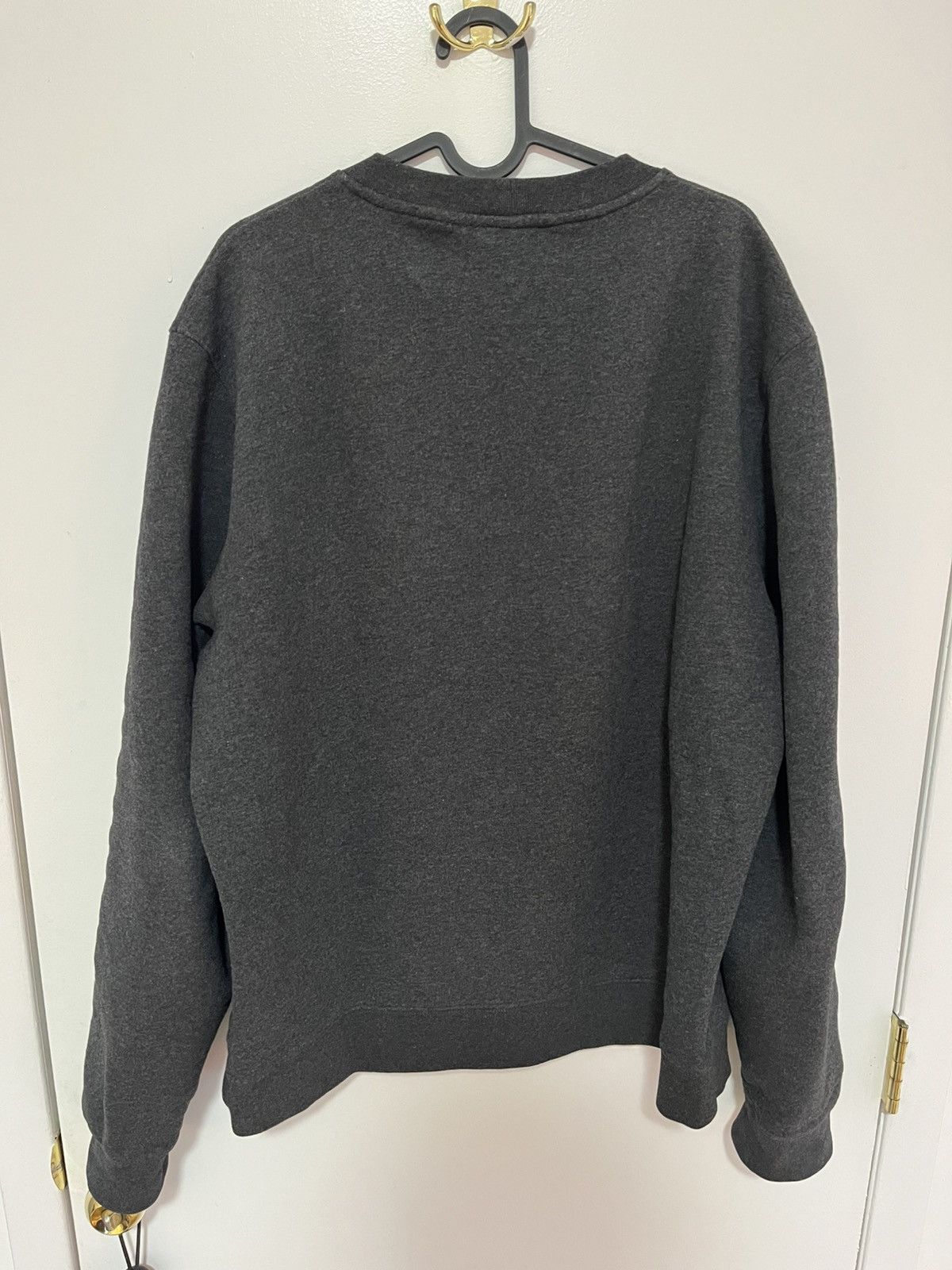 Sandro Sandro Gray Logo Embroidered Crew Neck Size US XL / EU 56 / 4 - 2 Thumbnail