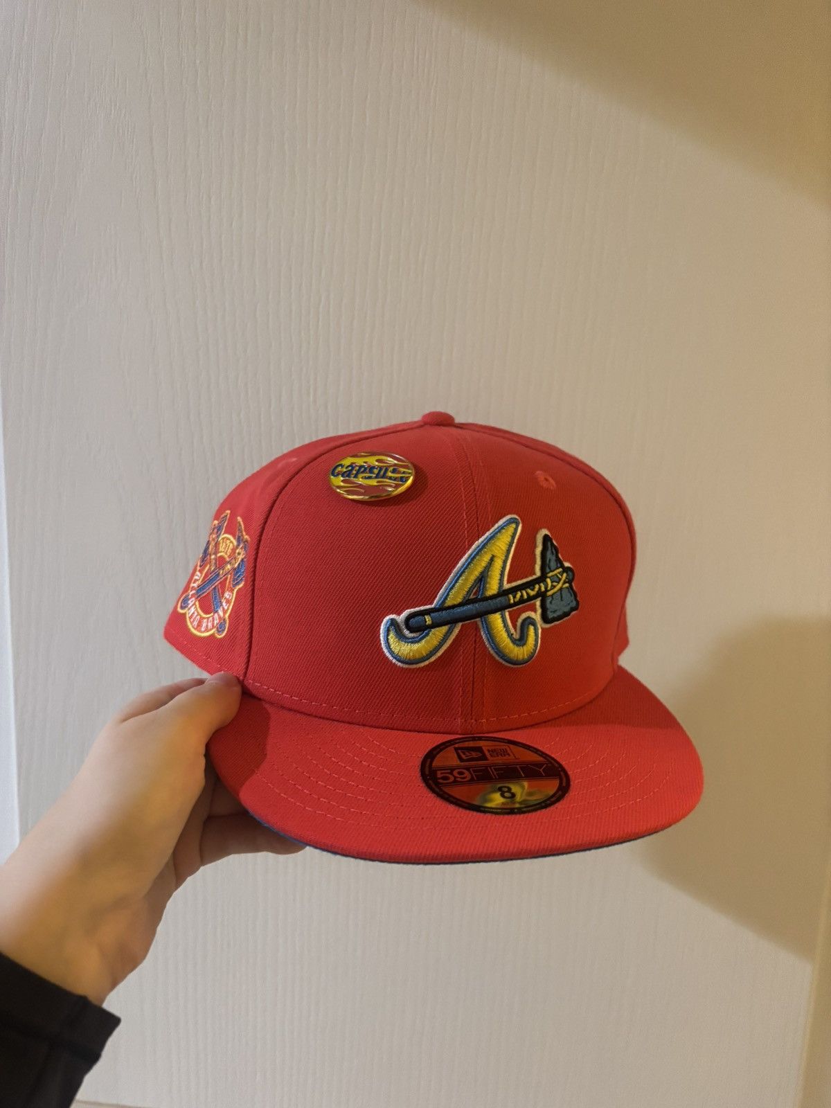 Other Capsule Hats x New Era Atlanta Braves Hot Rod Tomahawk Size ONE SIZE - 3 Thumbnail