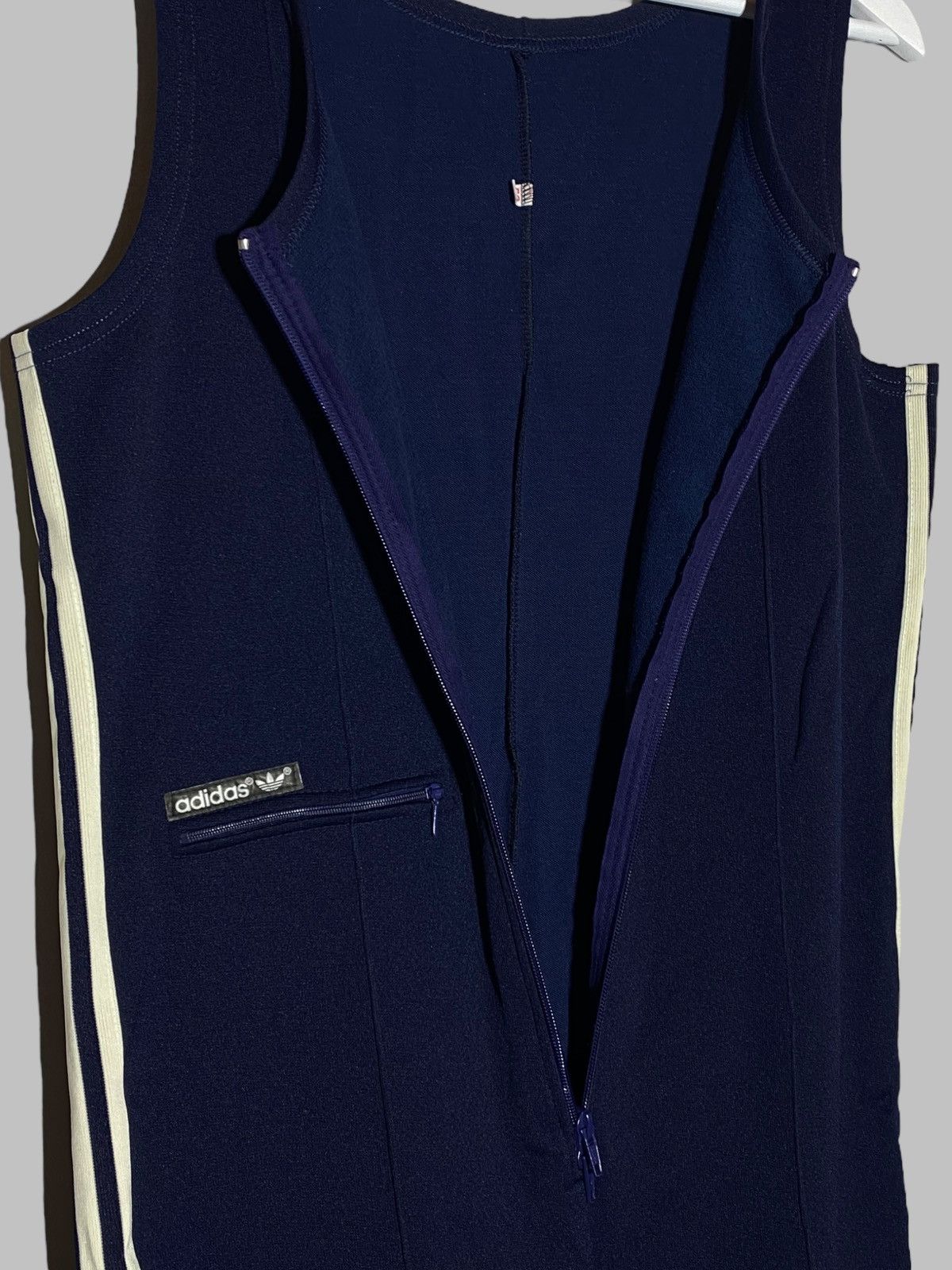Vintage Vintage 80s Adidas Tracksuit Jacket With Overall Rare Suit Size US L / EU 52-54 / 3 - 20 Thumbnail