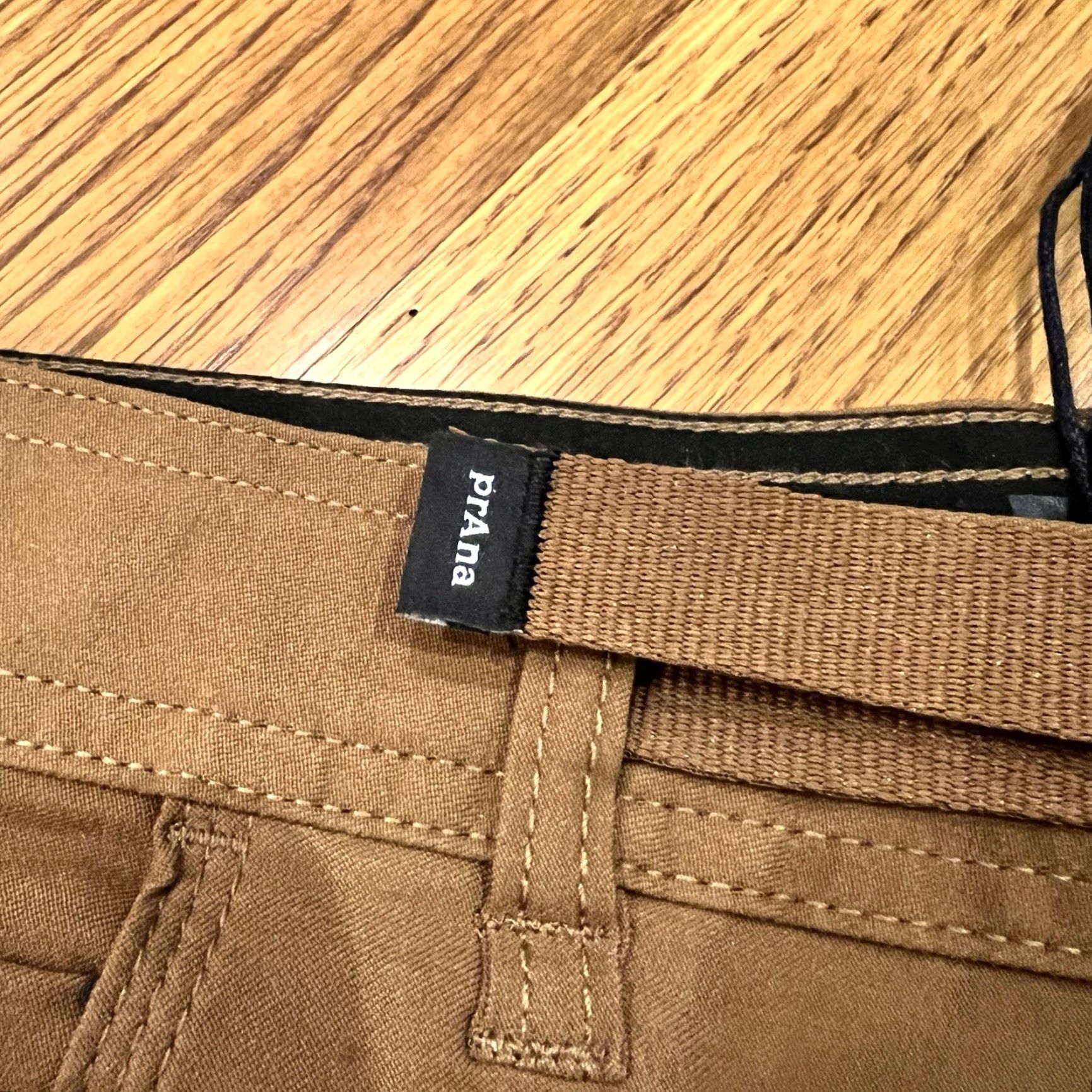 Prana VINTAGE PrAna Stretch Zion II Slim Fit Pants Mens 40x32 Sepia Brown Tapered Hiking Size US 40 / EU 56 - 5 Thumbnail