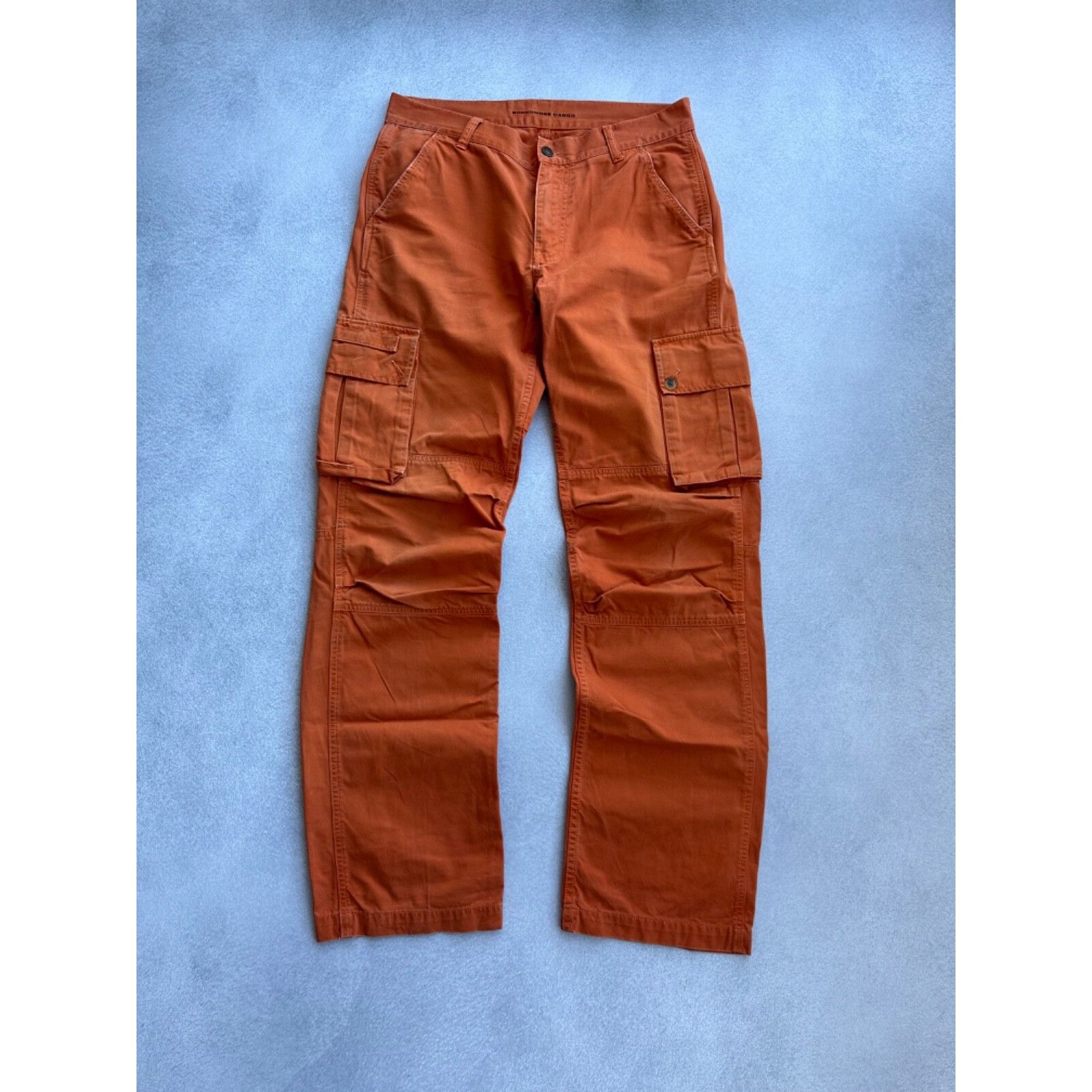 Gant VTG Gant Orange Distressed Sophomore Cargo Pants Size US 32 / EU 48 - 1 Thumbnail