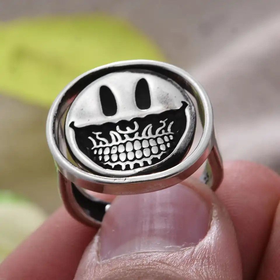 Jewelry × Other Smiley Face Flip Ring Size ONE SIZE - 1 Thumbnail