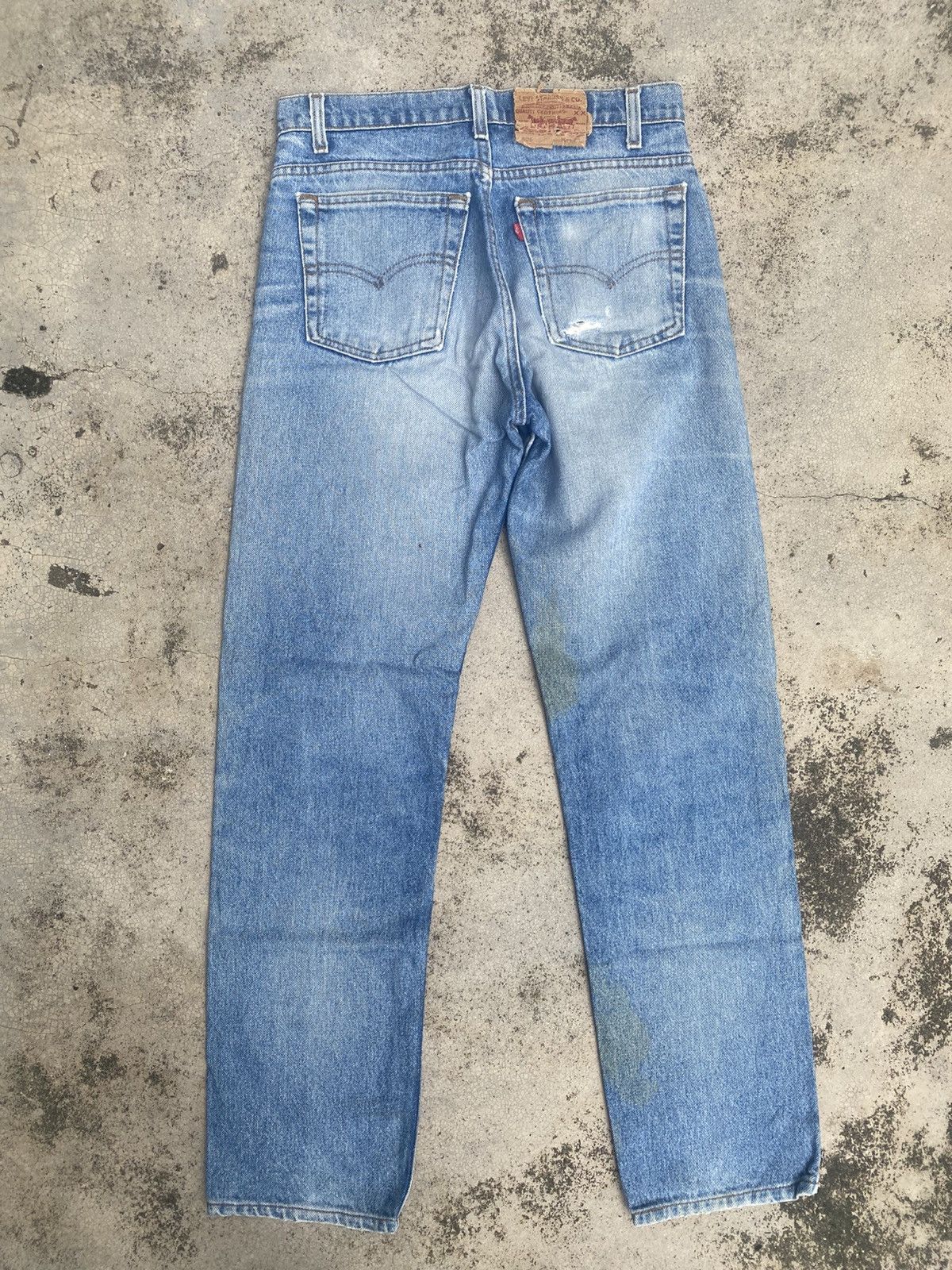 Levi's × Levi's Vintage Clothing × Vintage Vintage Levis 505 Faded Blue Jeans Size US 29 - 11 Thumbnail