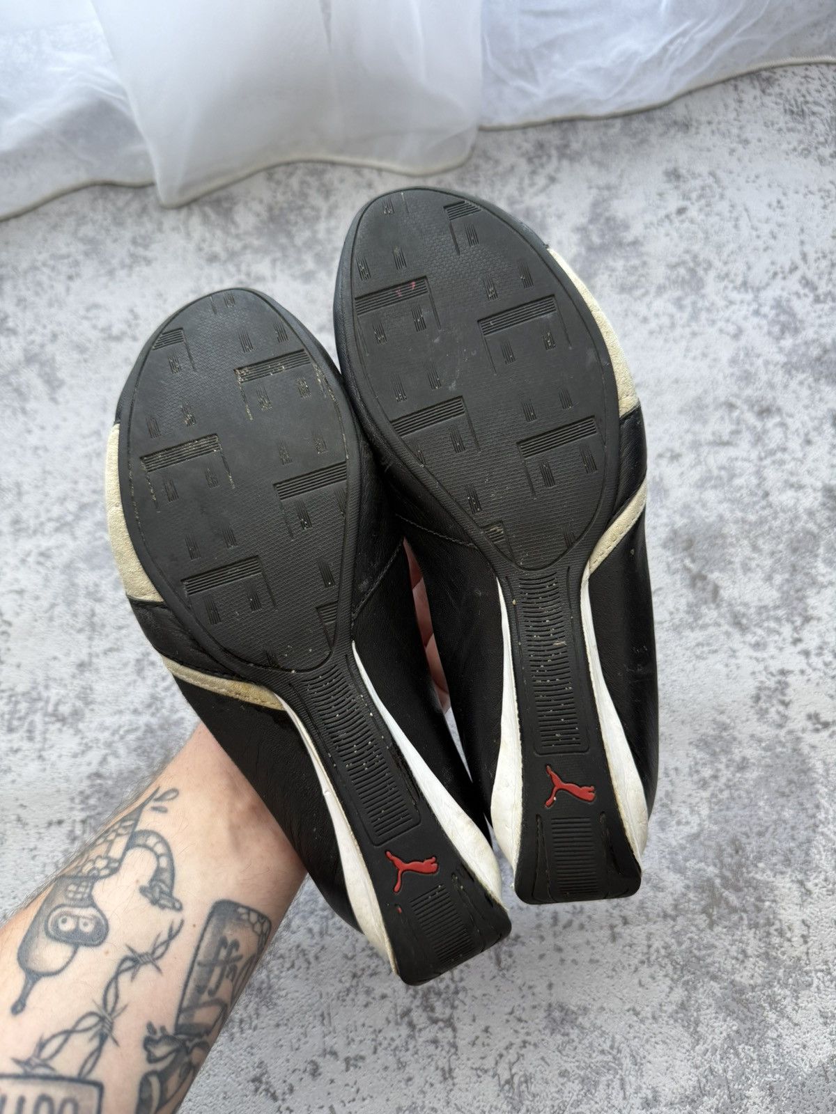 Puma Vintage Puma Leather Y2K Japanese Flat Ballet Shoes Size US 8.5 / IT 38.5 - 5 Thumbnail