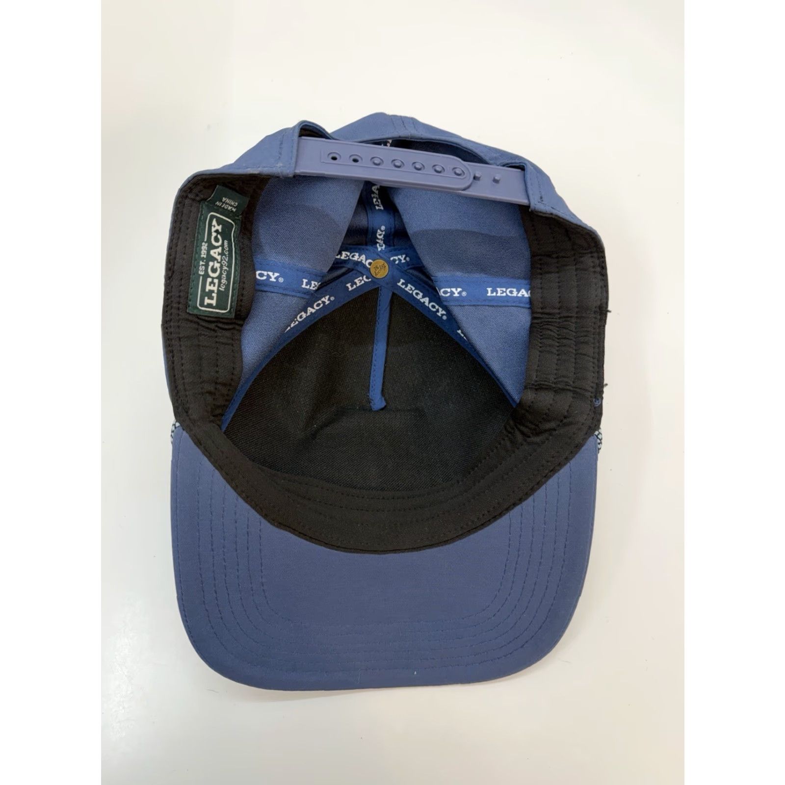 Our Legacy VINTAGE Legacy Snapback Hat Unknown Logo Blue Adjustable Size ONE SIZE - 6 Thumbnail