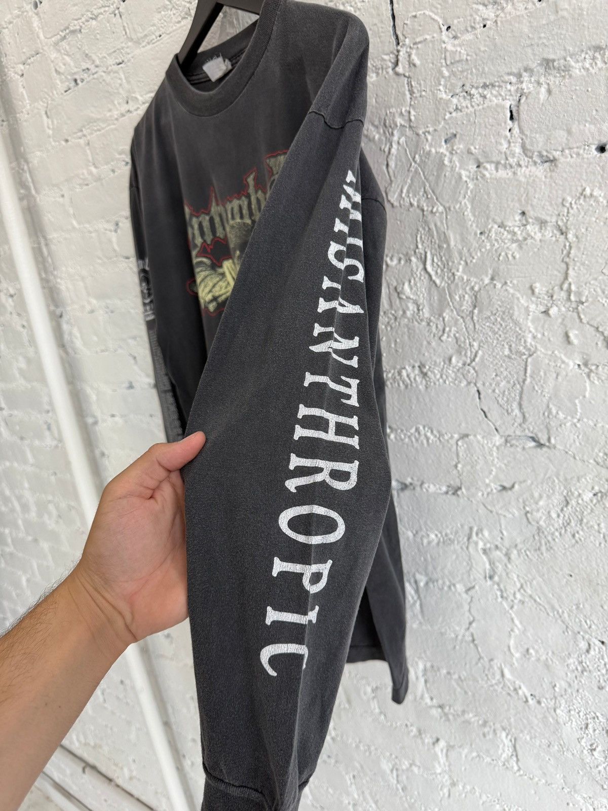 Vintage 1994 ENTOMBED ‘OUT OF HAND TOUR’ L/S TEE Size US XL / EU 56 / 4 - 2 Thumbnail