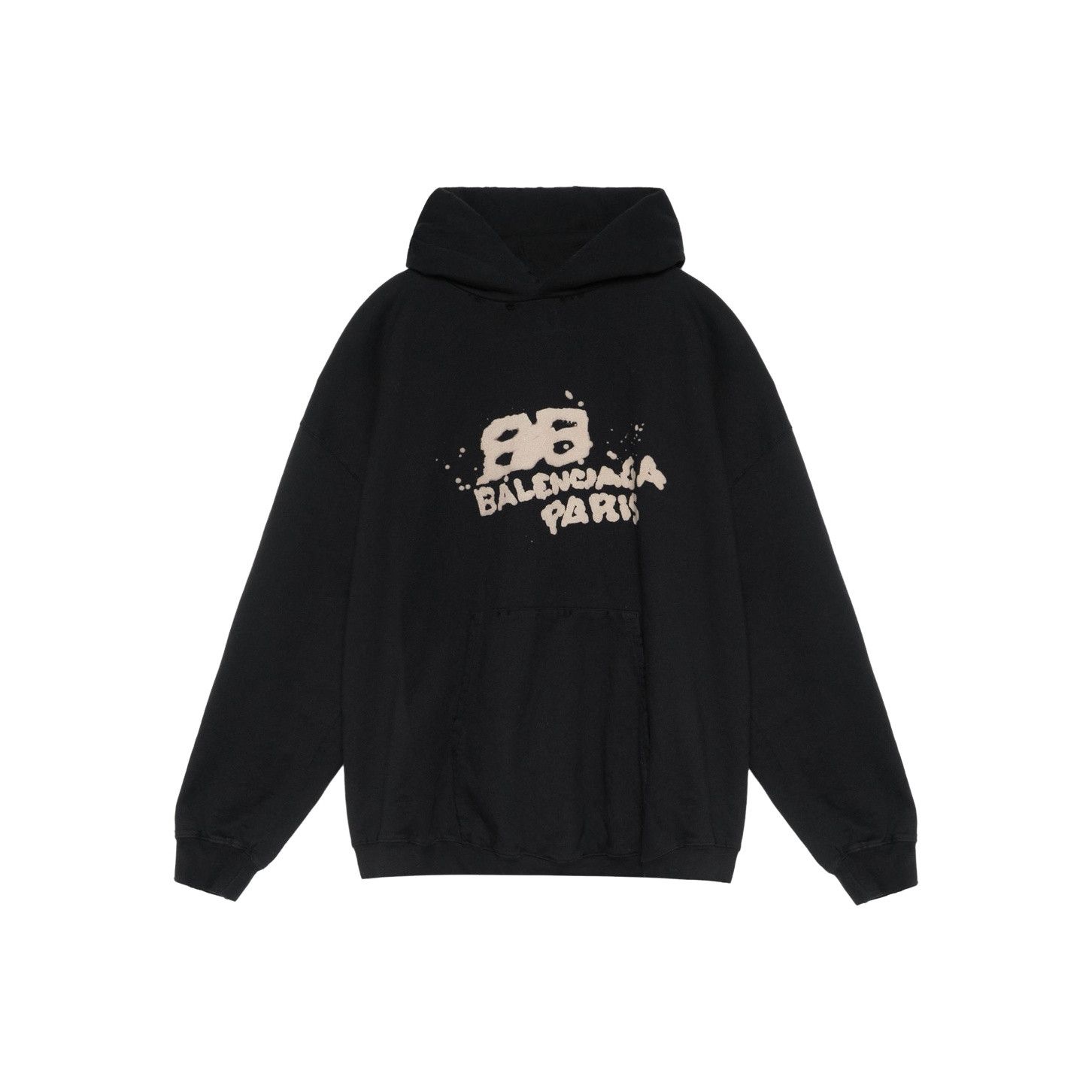Balenciaga Balenciaga Hand Drawn Logo Hoodie US XXS Size US XXS / EU 40 - 1 Thumbnail