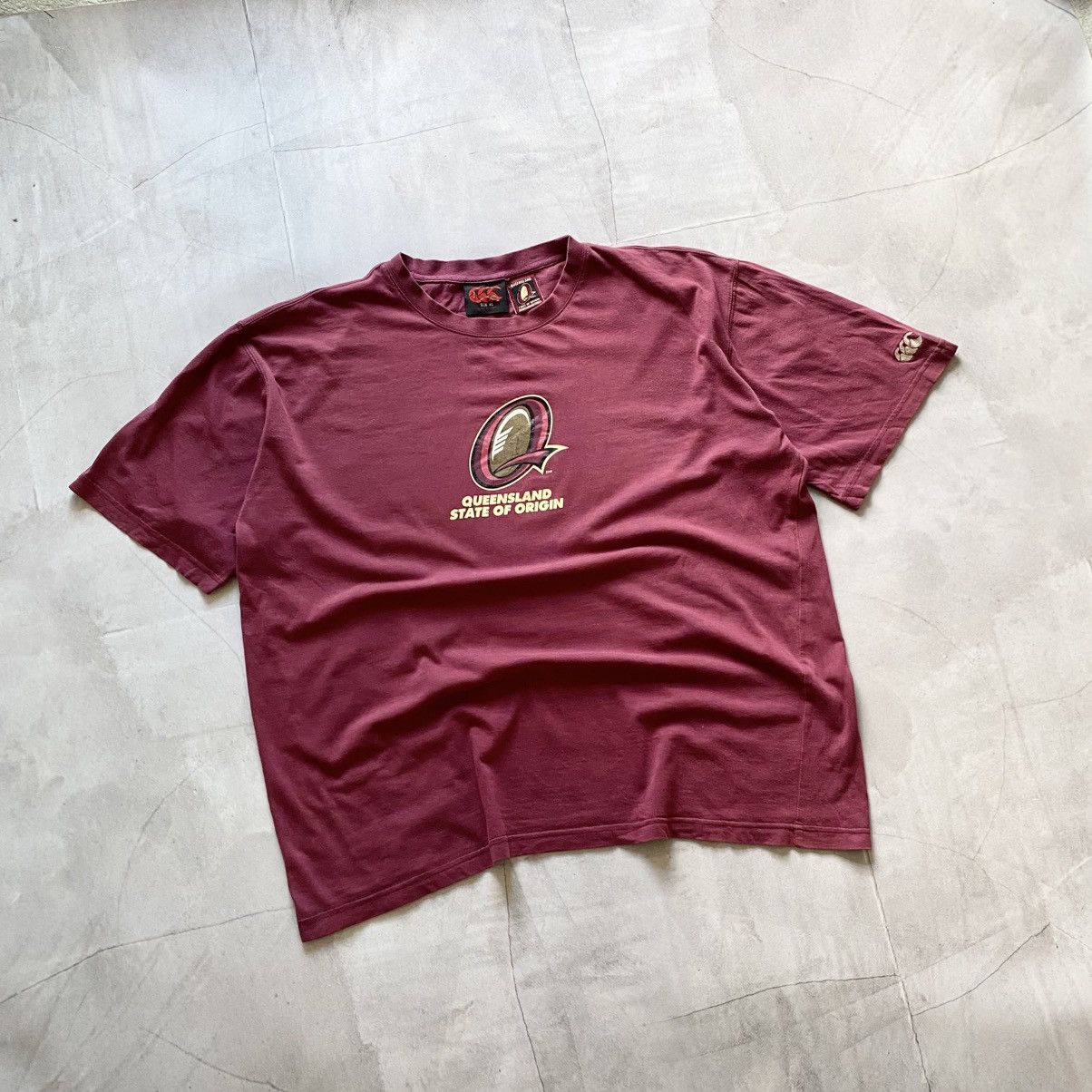 Vintage Canterbury Queensland Team Rugby Rare T-Shirt Tee