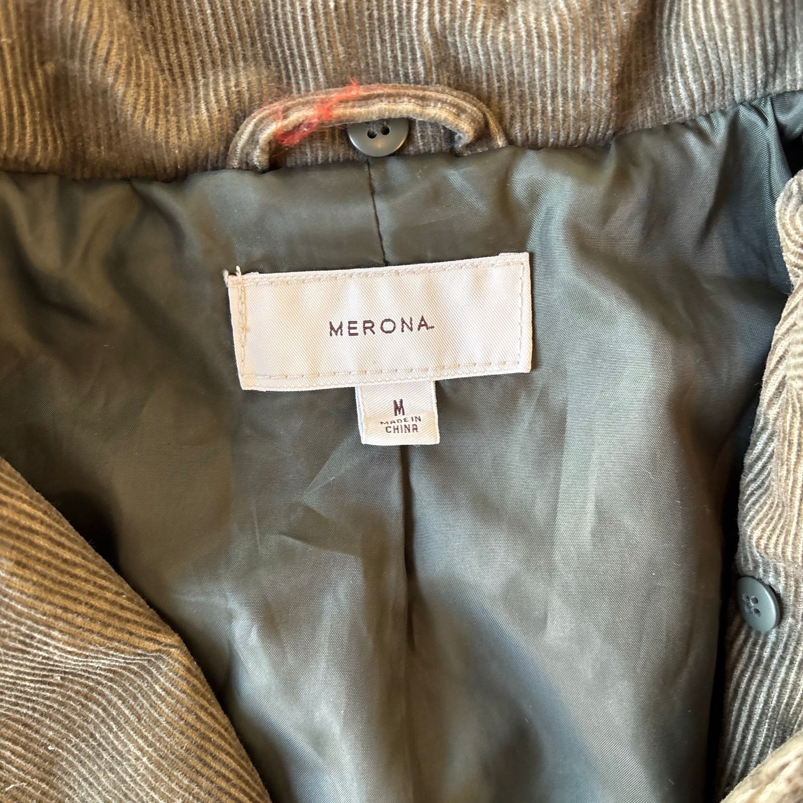 Vintage y2k vintage green earthtone corduroy jacket Size US M / EU 48-50 / 2 - 5 Thumbnail