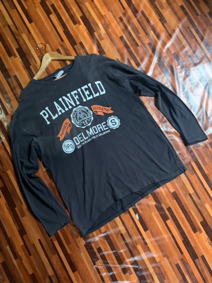 Vintage E33 Vintage 90s PLAINFILED DELMORE Football NCAA T-shirt Size US XL / EU 56 / 4 - 4 Thumbnail