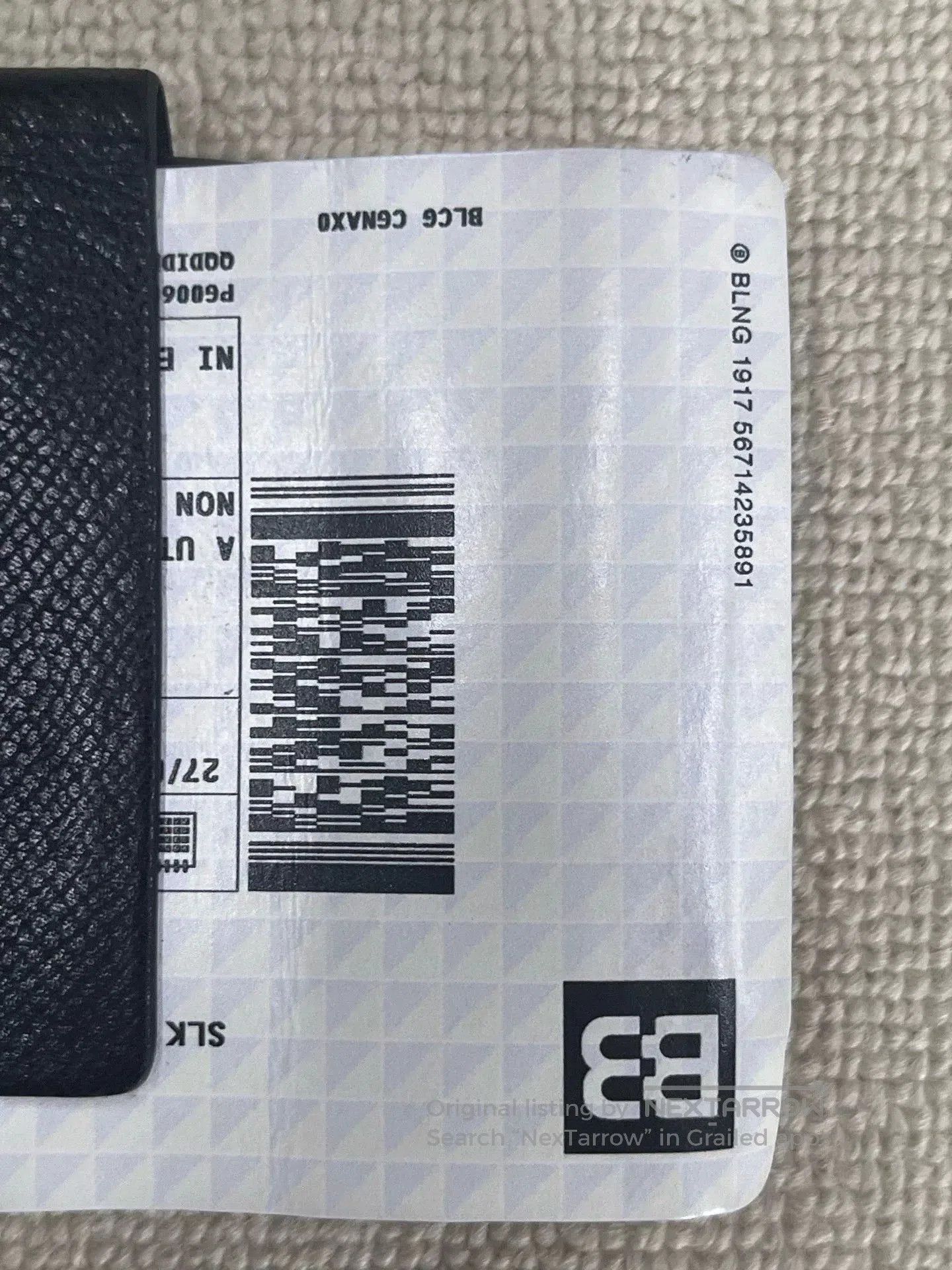 Balenciaga balenciaga passport wallet with embossed logo. Size ONE SIZE - 3 Thumbnail