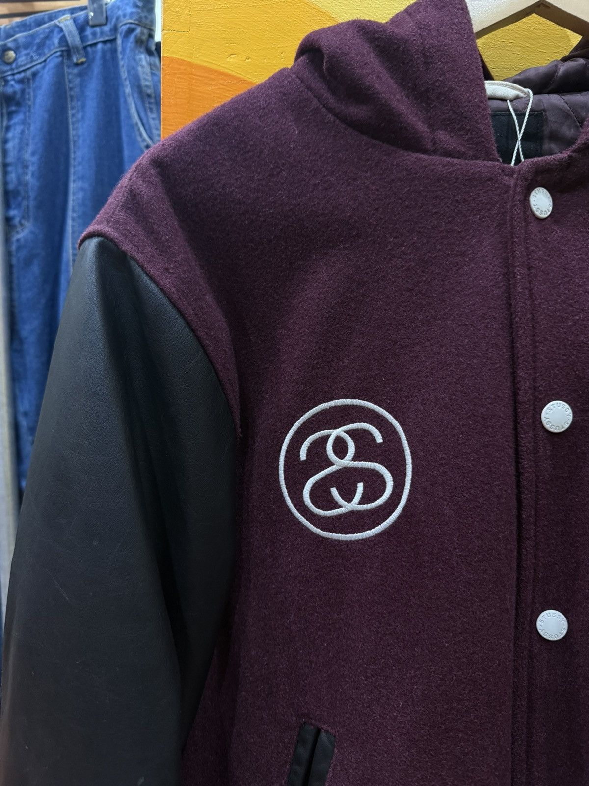 Stussy 90’s STUSSY INTERNATIONAL TRIBE RARE LEATHER VINTAGE JACKET Size US M / EU 48-50 / 2 - 2 Thumbnail
