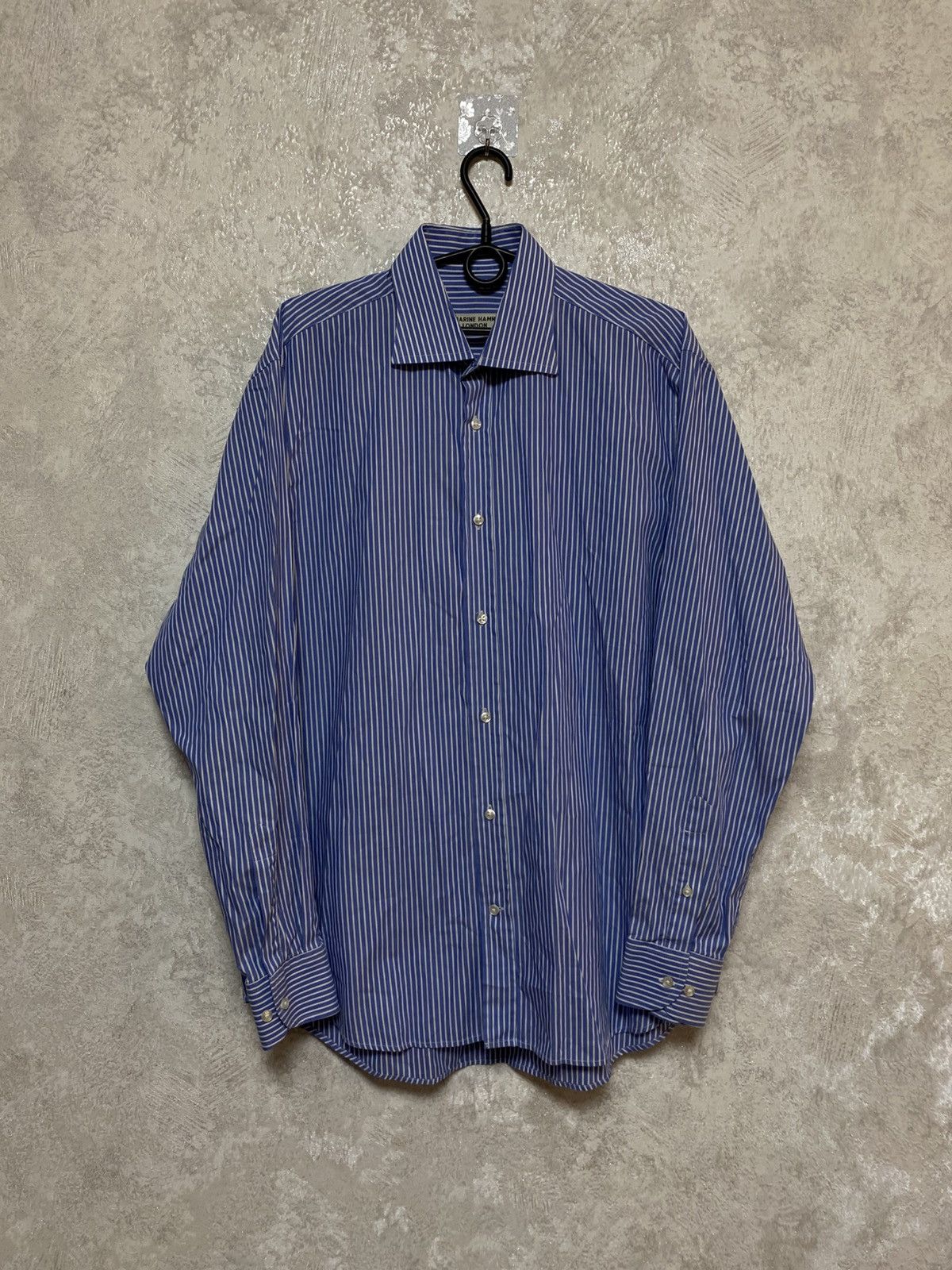 Katharine Hamnett London Katharine Hamnett striped oversized shirt Size US XL / EU 56 / 4 - 1 Thumbnail