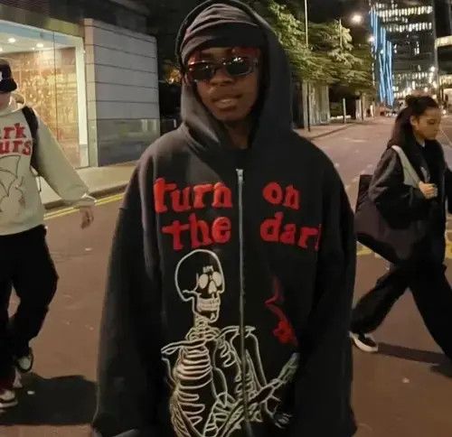 Hypebeast × Japanese Brand Hoodie Skeleton Oversize Zip Up Hoodie Size US M / EU 48-50 / 2 - 4 Thumbnail