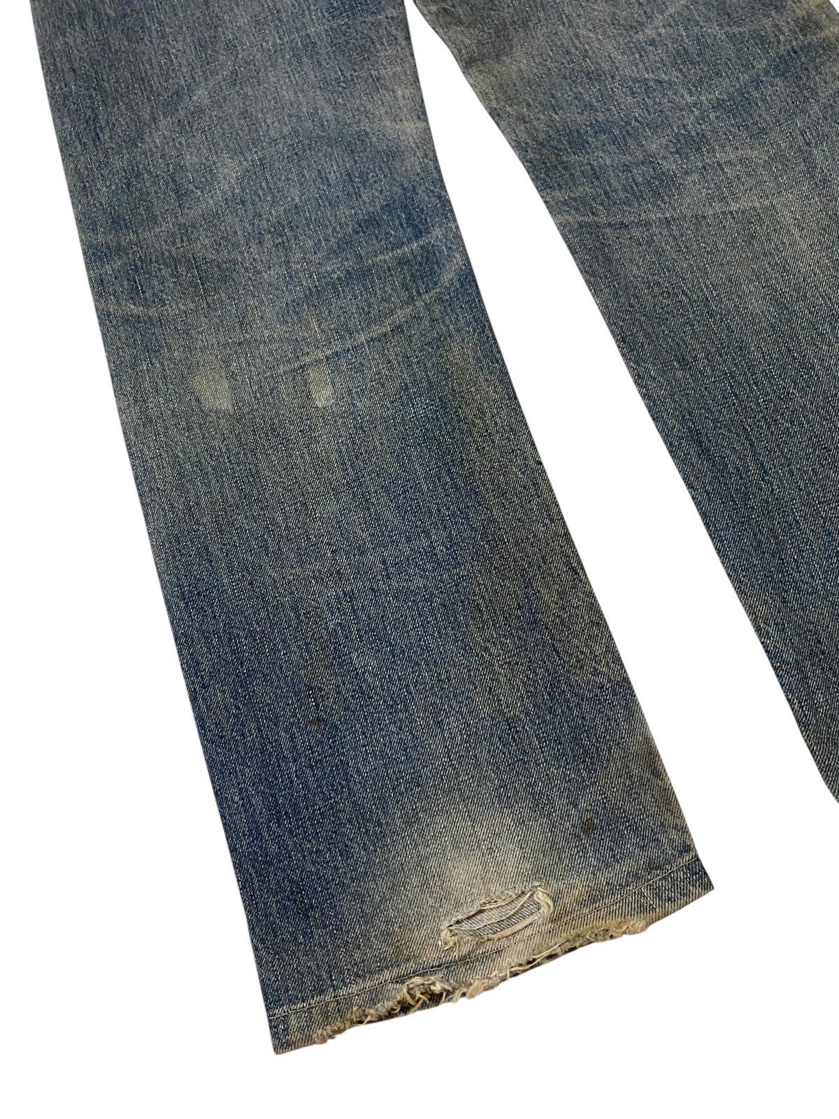 Edwin 00s EDWIN SELVEDGE Miss 505 Blue Rust Distressed Denim Jeans Size US 32 / EU 48 - 14 Thumbnail