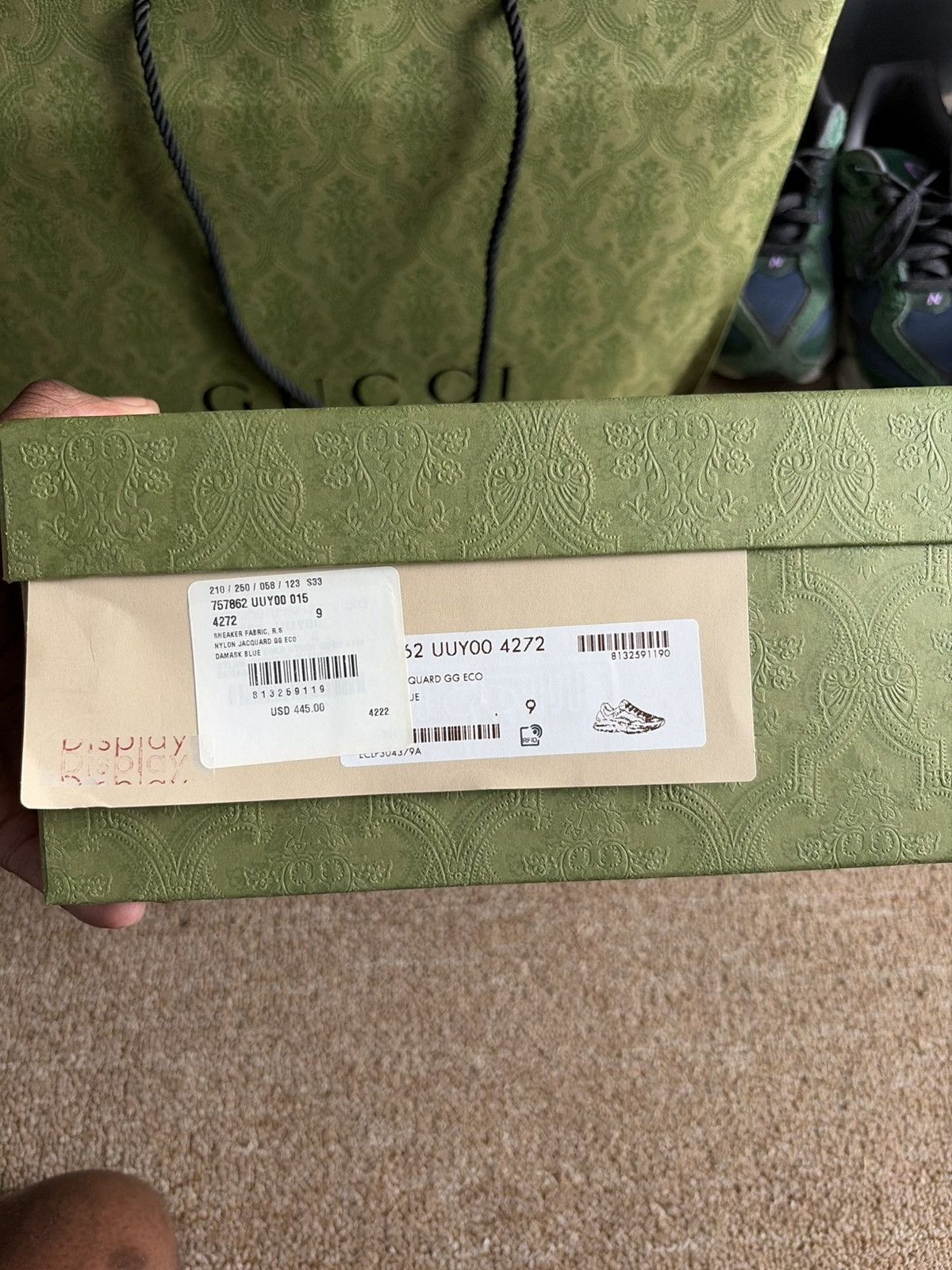 Gucci Gucci Monogram Low-Top Sneakers Size US 9 / EU 42 - 3 Thumbnail