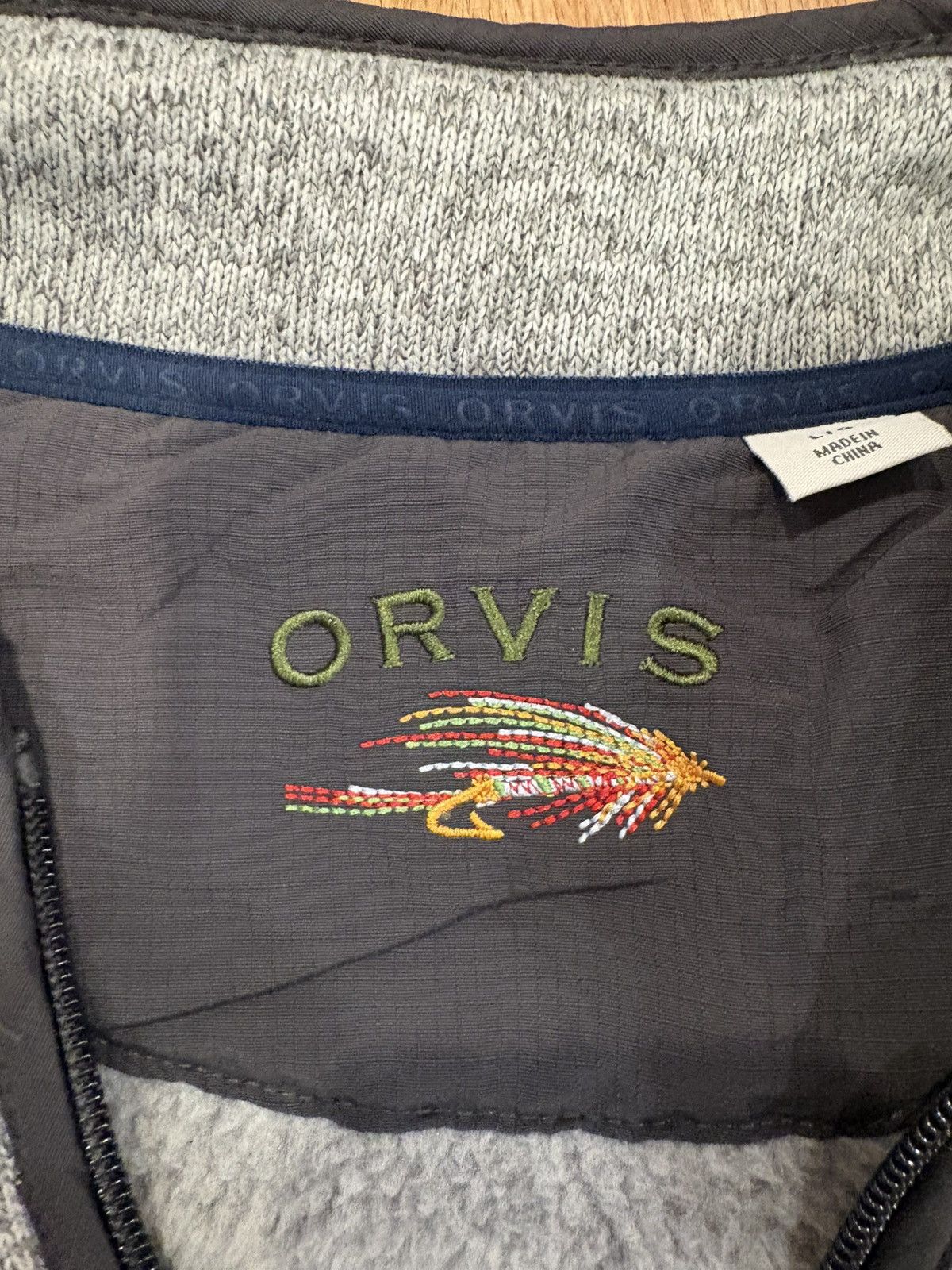 Orvis Orvis Fleece Vest Heather Gray Size US L / EU 52-54 / 3 - 3 Thumbnail