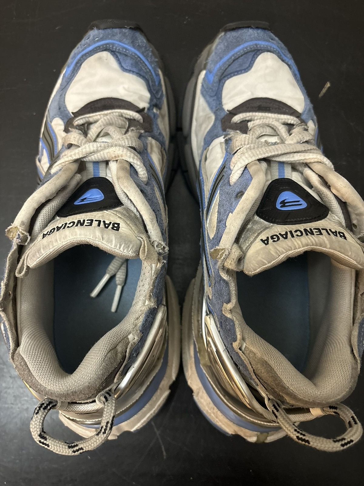 Balenciaga Balenciaga Runner Blue White Grey Size US 8 / EU 41 - 7 Thumbnail
