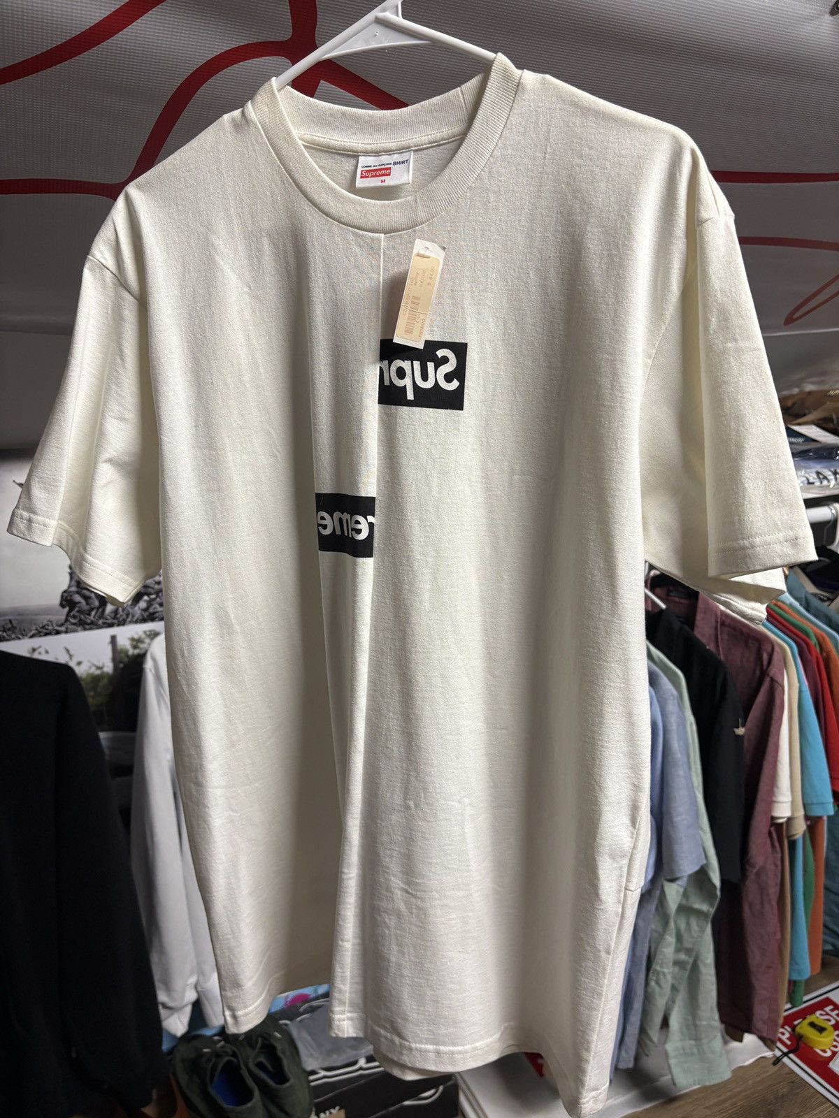 Comme des Garcons × Supreme Supreme x Comme des garcons Tee Shirt white cdg DEADSTOCK Size US M / EU 48-50 / 2 - 1 Thumbnail