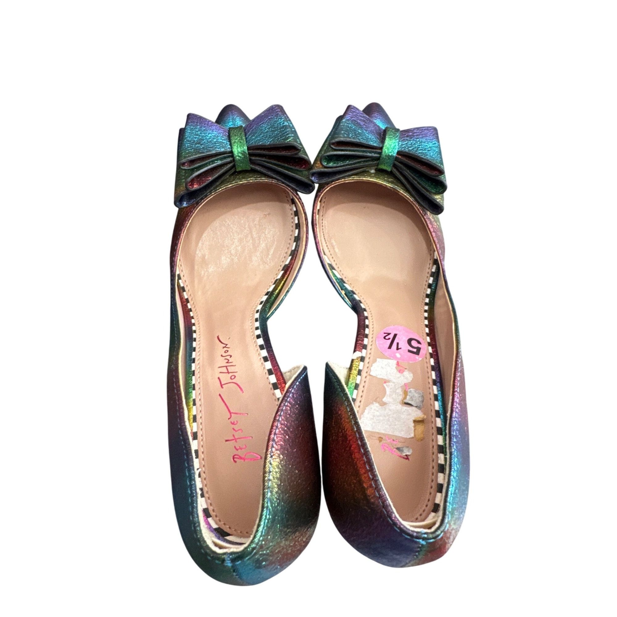 Betsey Johnson Betsey Johnson womans inbow Metallic Stiletto Heels Size 5.5 Size US 5.5 / IT 35.5 - 13 Thumbnail