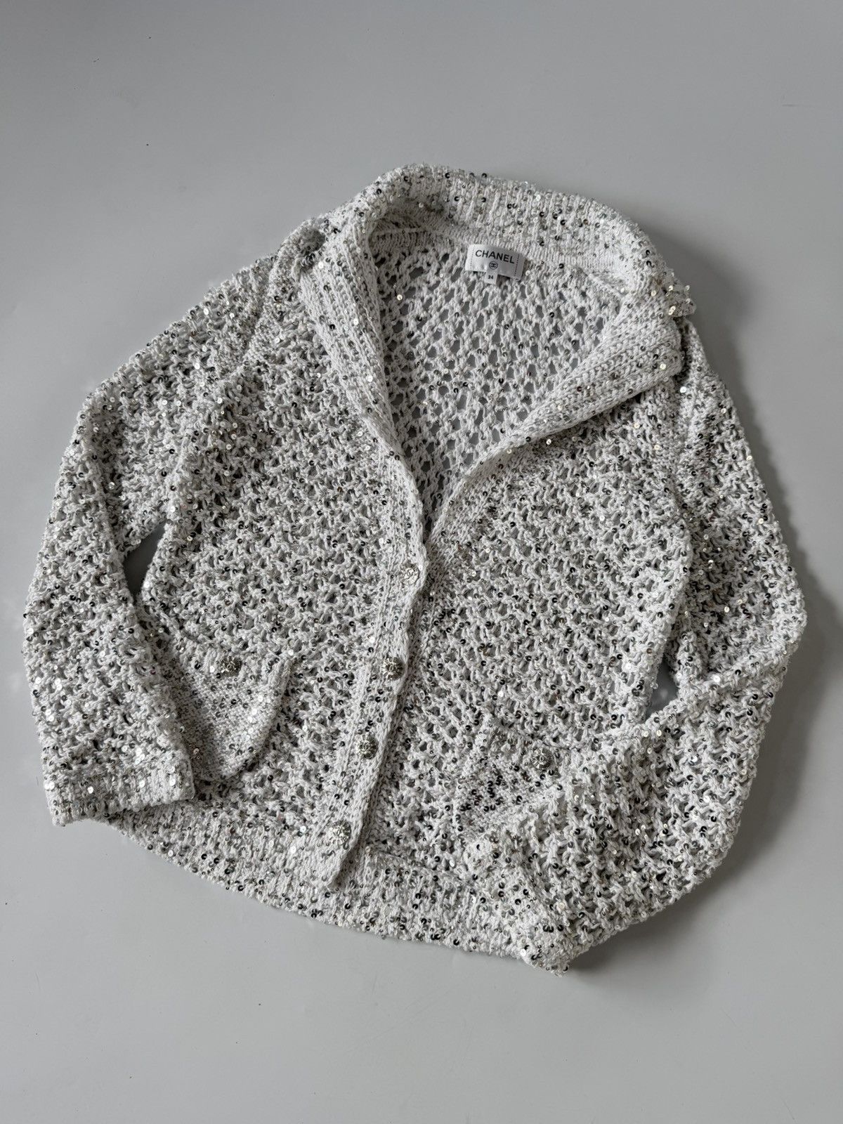 Chanel Chanel Cotton Cardigan 2023 Collection Size XXS / US 00 / IT 34 - 1 Thumbnail