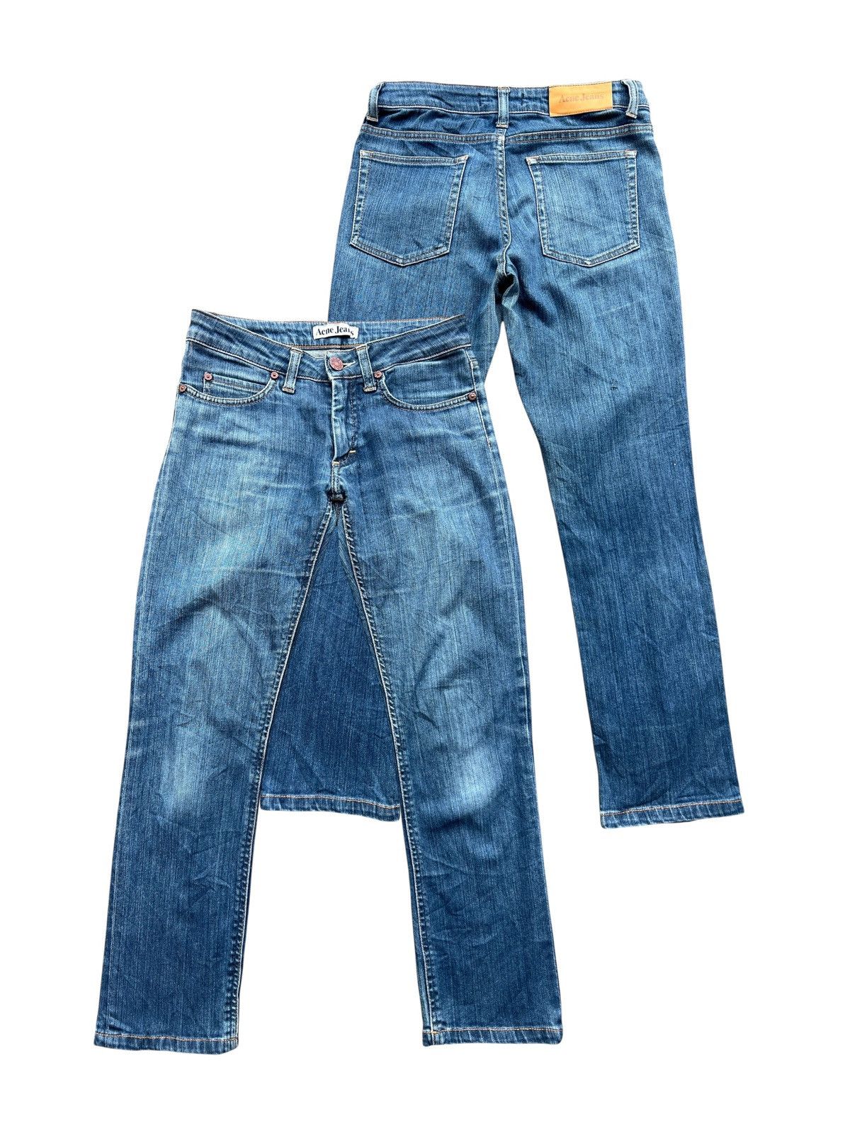 Acne Studios Acne Studios Lowrise Denim Jeans Size 27" / US 4 / IT 40 - 1 Thumbnail