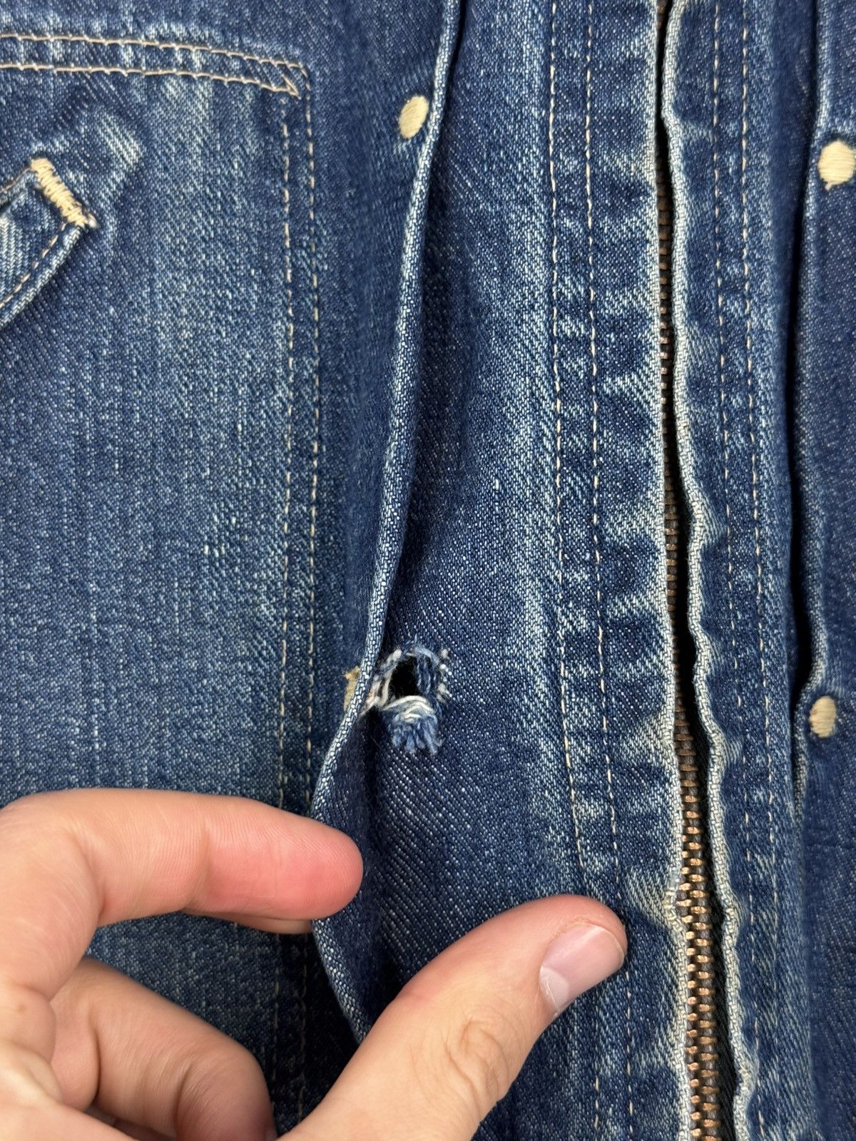 Wrangler 50-60’s Vintage Rare Wrangler 11MJZ Early Blue Bell Jacket Size US M / EU 48-50 / 2 - 12 Thumbnail