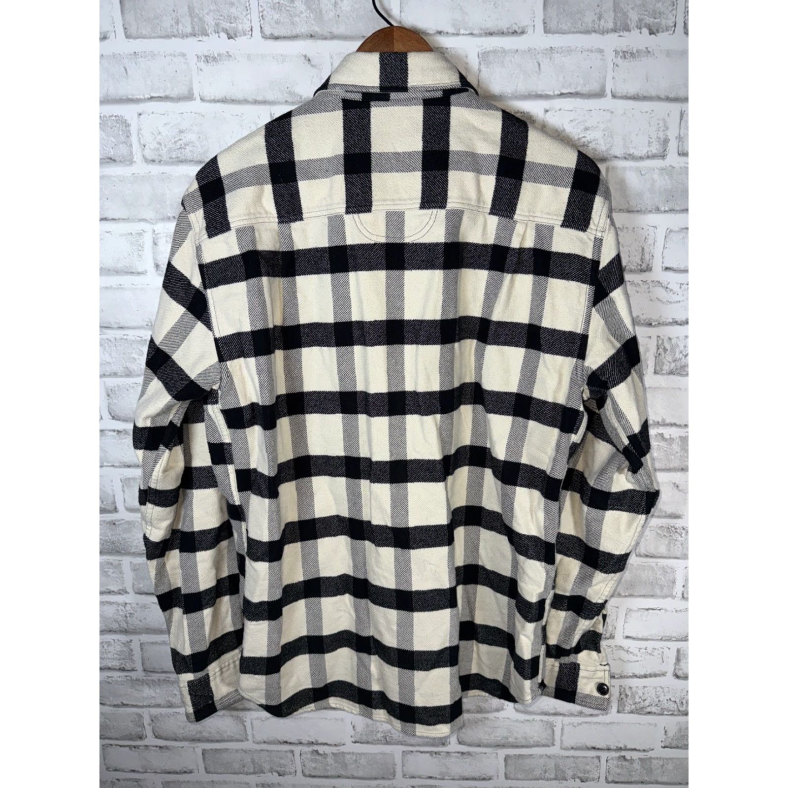 Scotch & Soda Scotch & Soda Button-Up Shirt Men M Flannel Black and White Multicolor Long Sleeve Casual Shirt Size US M / EU 48-50 / 2 - 7 Thumbnail