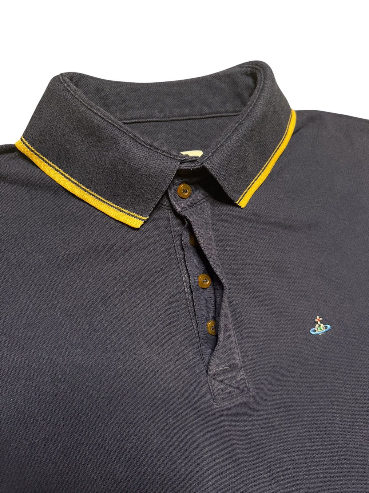 Designer × Vivienne Westwood Vivienne Westwood Polo Shirt Embroidered Logo Size US XL / EU 56 / 4 - 5 Thumbnail