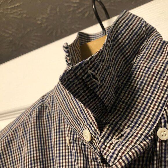 Brioni BRIONI men's 100%cotton casual shirt size: L made in Italy Size US L / EU 52-54 / 3 - 11 Thumbnail