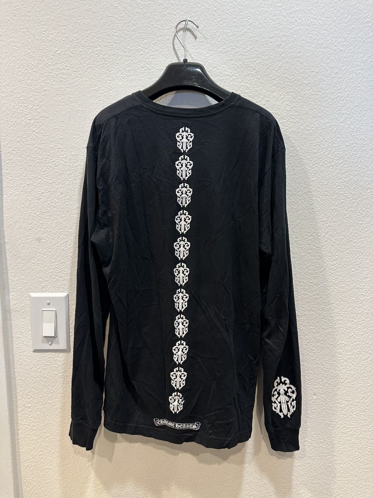 VINTAGE●CHROME HEARTS●グラデーションVINE DAGGER長袖Tシャツ Size【S】 CHROME HEARTS クロム・ハーツ VINE DAGGER L/S Tee