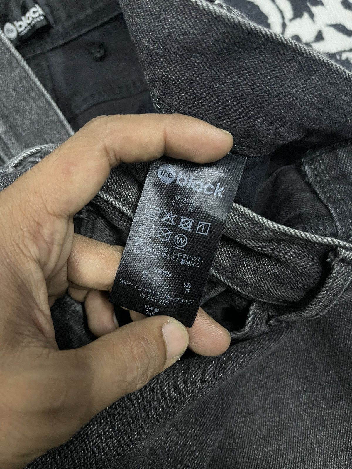 Japanese Brand 90s RARE THE BLACK TOKYO SALVEDGE JEANS DISTRESSED DESIGN Size 28" / US 6 / IT 42 - 13 Thumbnail