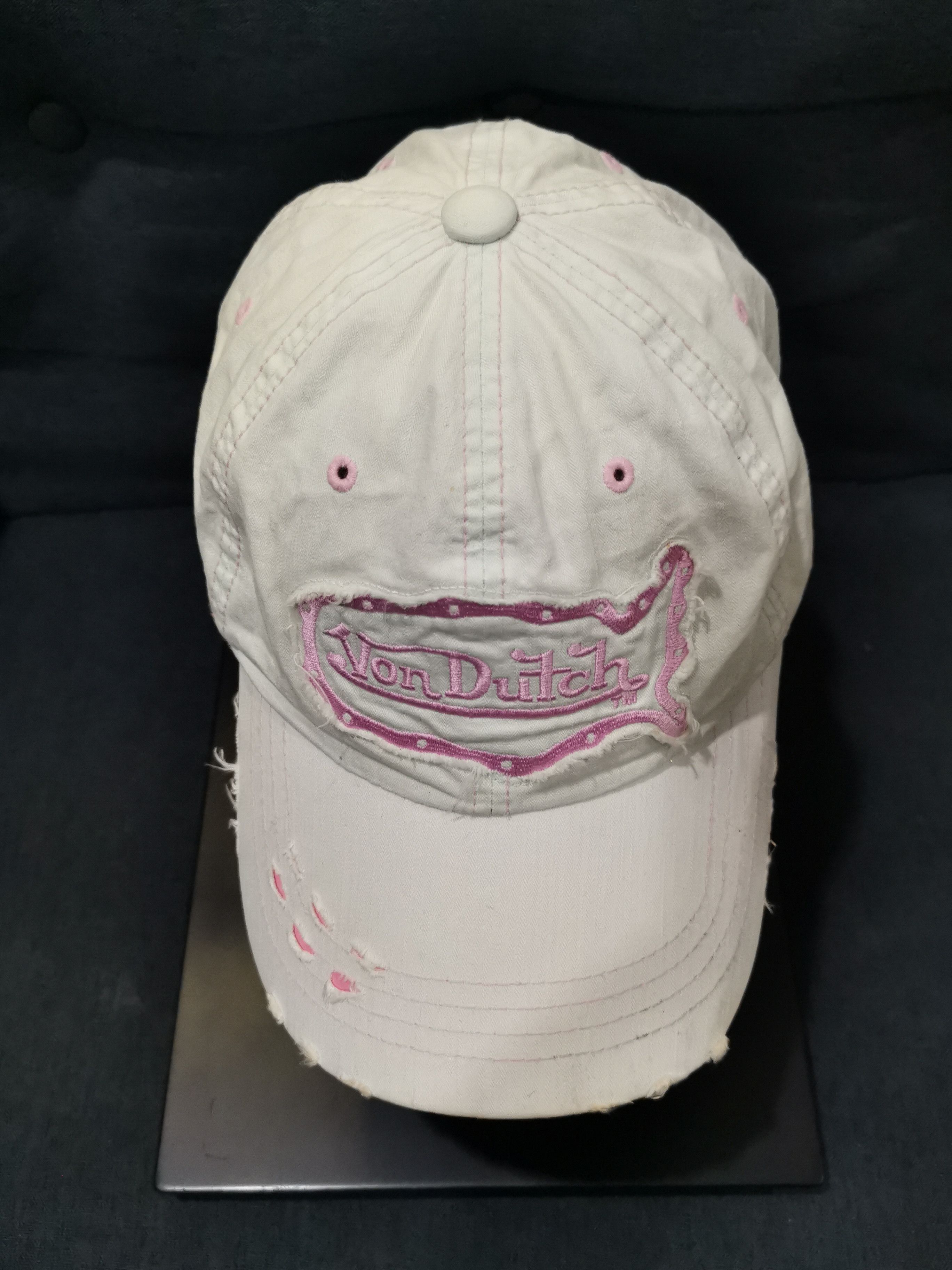 Vintage × Von Dutch Vintage Von Dutch Hats Distressed Design Size ONE SIZE - 5 Thumbnail