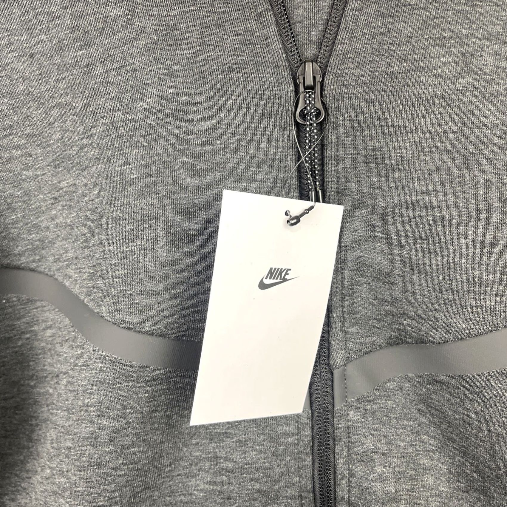 Nike Nike Tech Fleece Hoodie Mens Large Black Heather Full Zip Jacket HV0949-032 Size US L / EU 52-54 / 3 - 6 Thumbnail