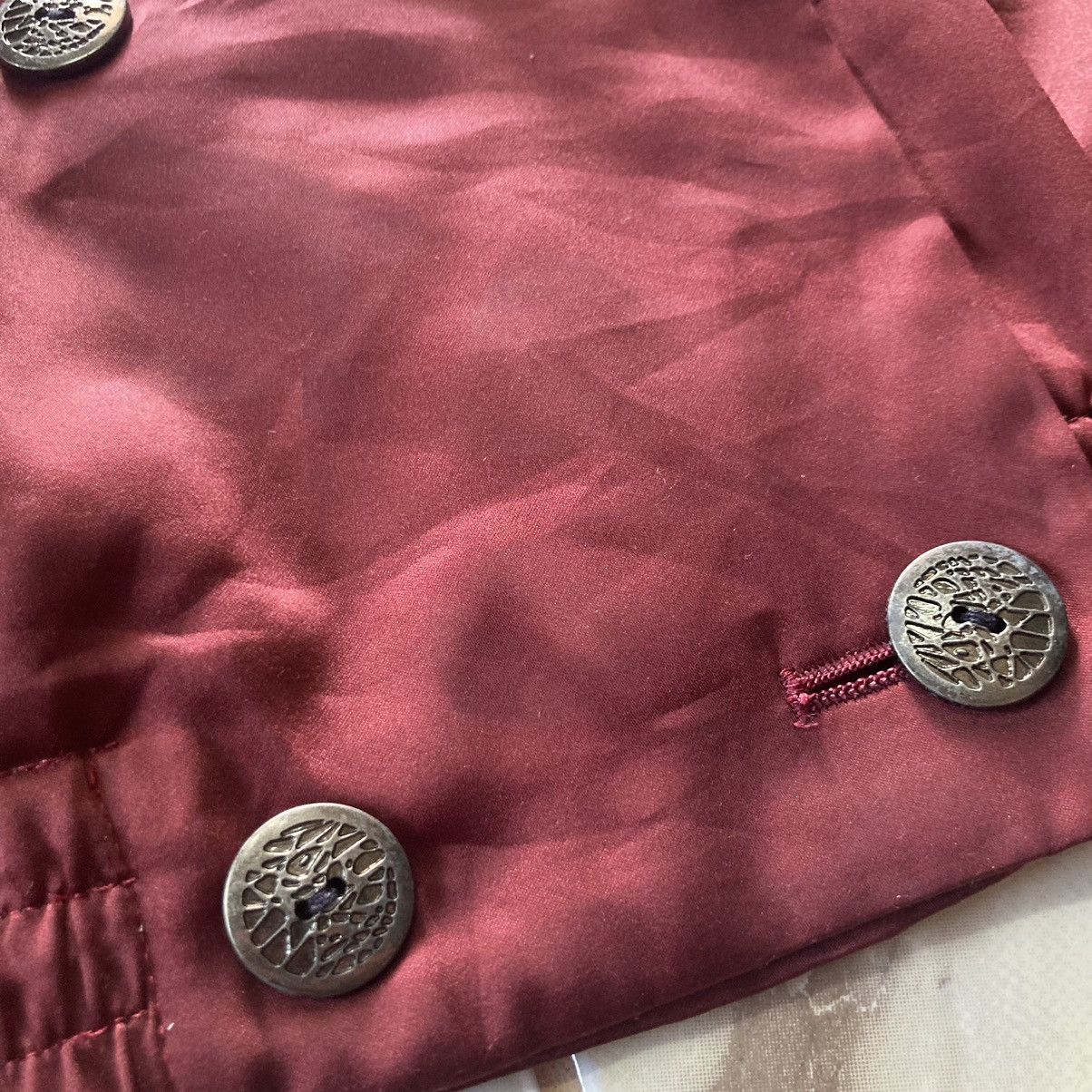 Japanese Brand UNBRANDED SATIN BOMBER JACKET INSPIRED HERMES Size XL / US 12-14 / IT 48-50 - 7 Thumbnail