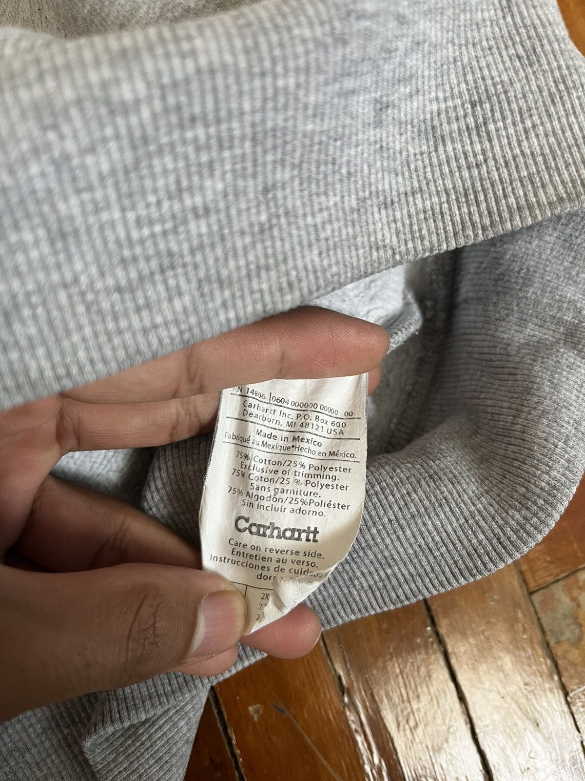 Carhartt Carhartt Pullover Hoodie Size US XXL / EU 58 / 5 - 7 Thumbnail