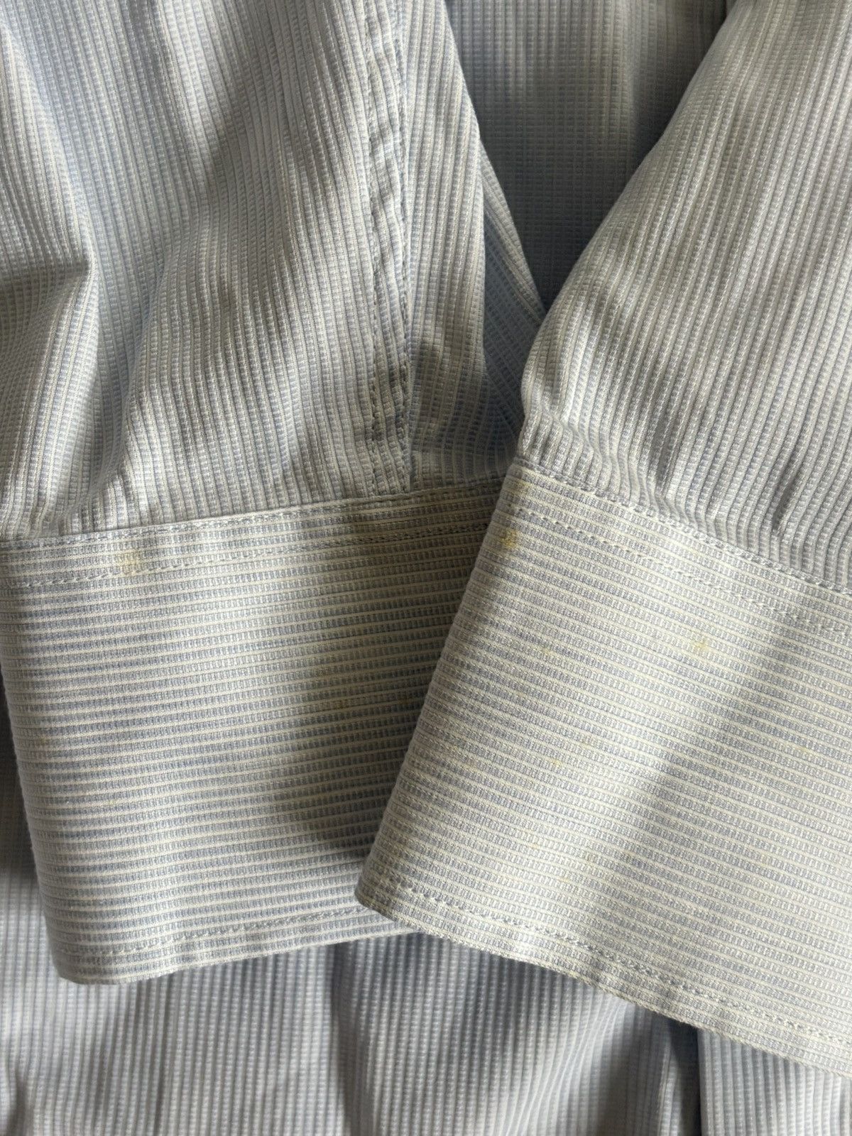 Jacquemus “Le Gadjo” Blue Striped La Grande Chemise Shirt Size US S / EU 44-46 / 1 - 7 Thumbnail