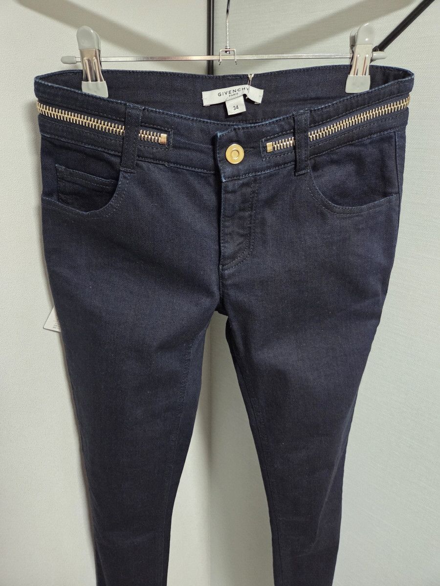 Givenchy Givenchy 지퍼디테일 논워시 데님 Size 24" / US 00 / IT 34 - 2 Thumbnail