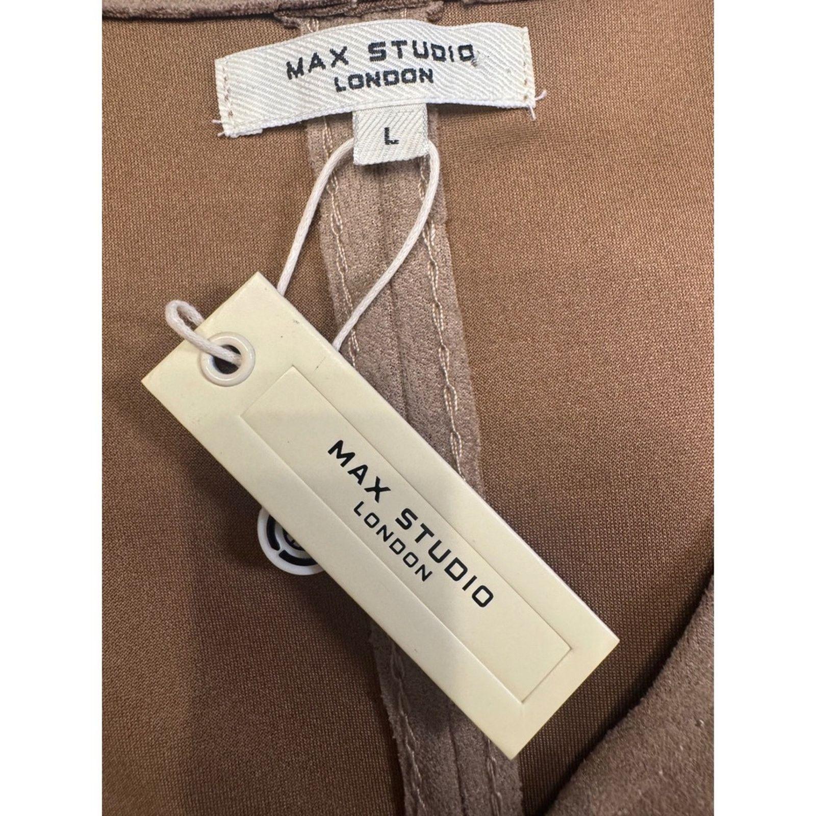 Bcbgmaxazria MAX STUDIO London Sleeveless V-Neck Mini Dress w/ Pockets Size XS / US 0-2 / IT 36-38 - 6 Thumbnail