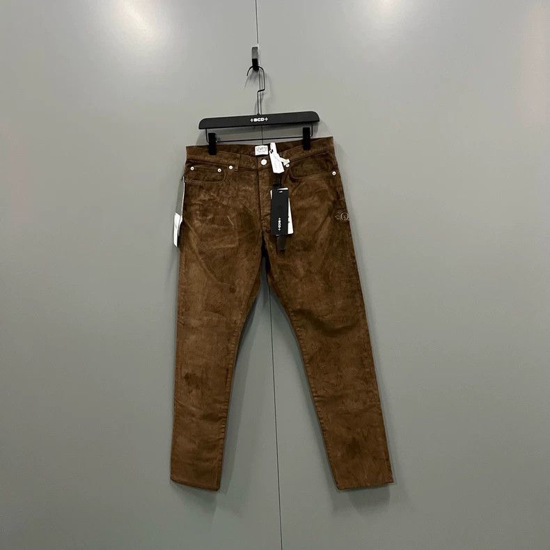 Dior Dior Co-branded brown embroidered trousers 2504-Nextarrow Size US 33 - 1 Thumbnail