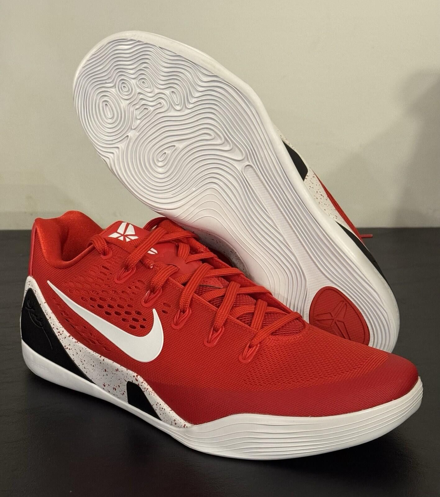 Nike Size 14 - Nike Kobe 9 EM Protro TB University Red Size US 14 / EU 47 - 5 Thumbnail
