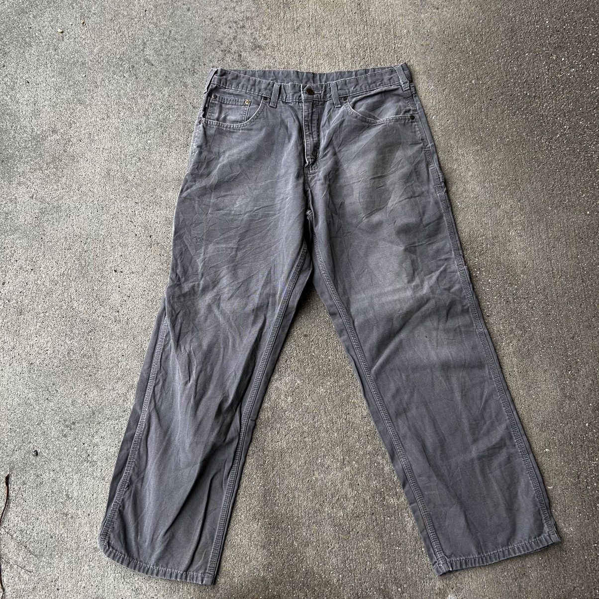 Carhartt 2018 carhartt cargo grey pants Size US 34 / EU 50 - 1 Thumbnail