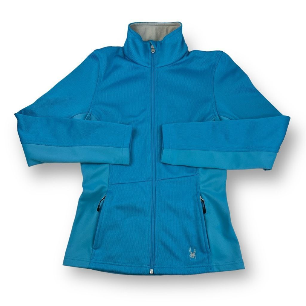 Spyder Spyder Sweater Core Full Zip Blue Jacket Size Medium Size M / US 6-8 / IT 42-44 - 1 Thumbnail