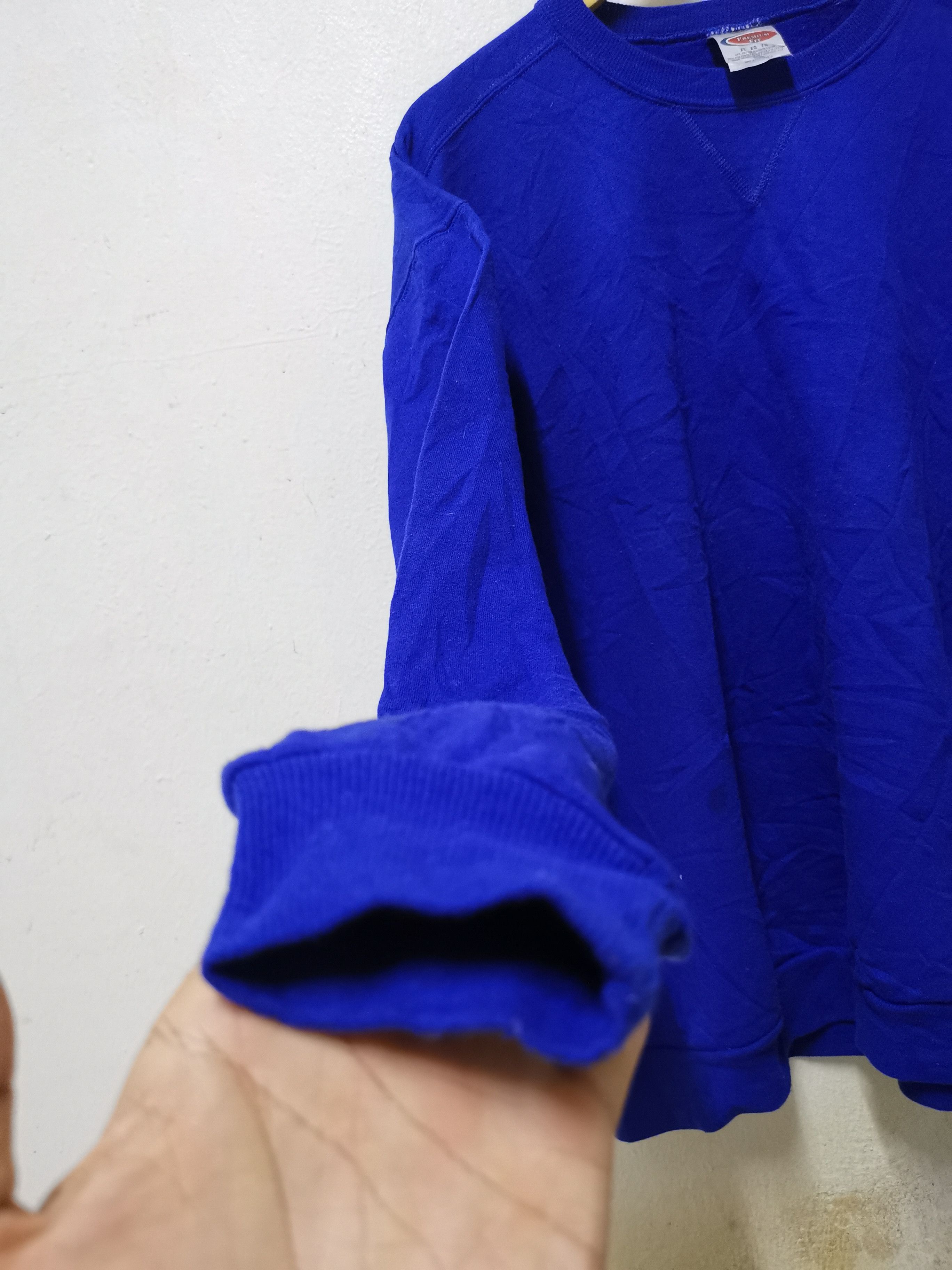 Japanese Brand × Jerzees Vintage jerzeez plain sweatshirt Size US XL / EU 56 / 4 - 4 Thumbnail