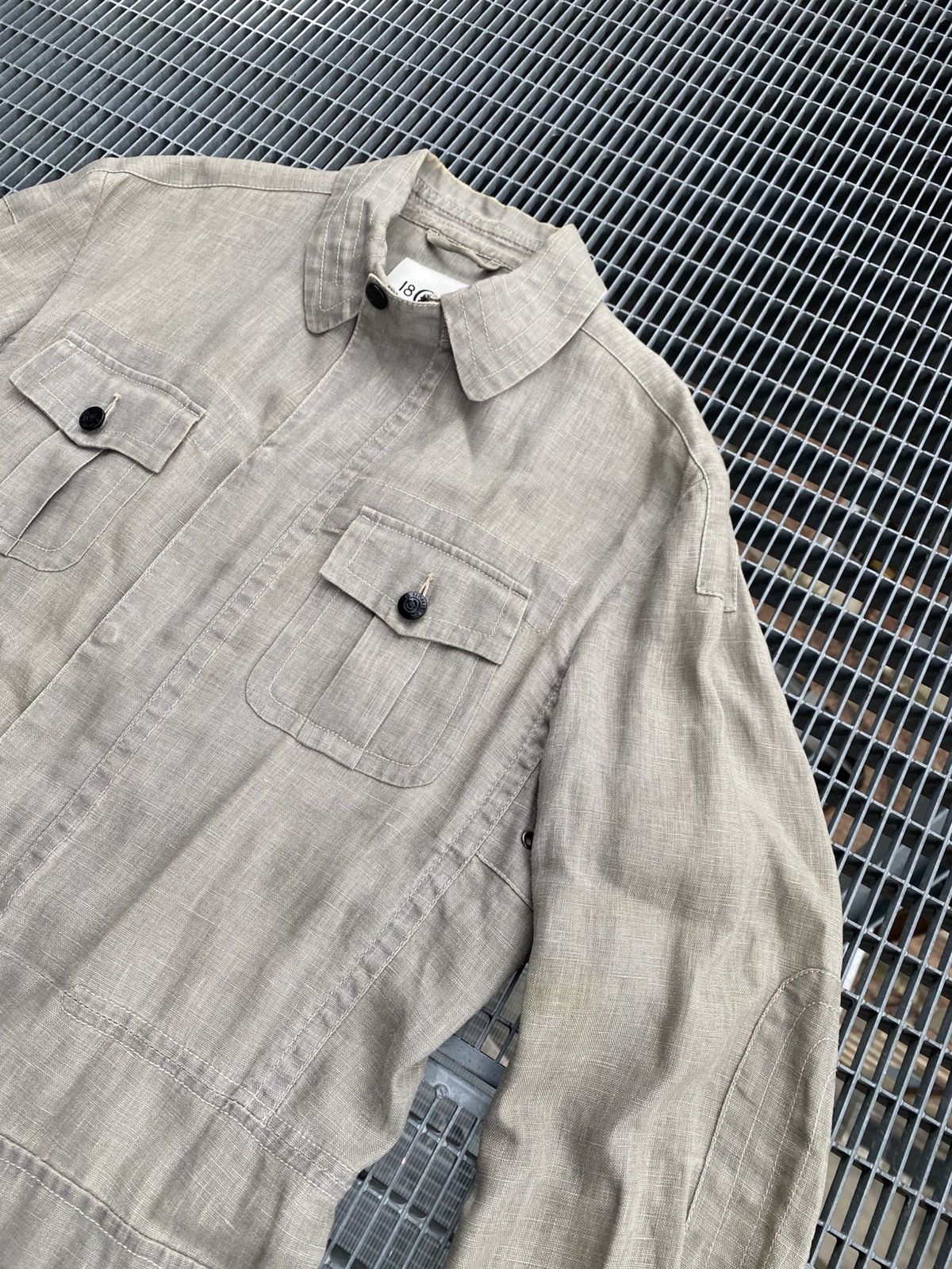 Cerruti 1881 Cerruti 1881 Linen Multipocket Jacket Size US XL / EU 56 / 4 - 5 Thumbnail